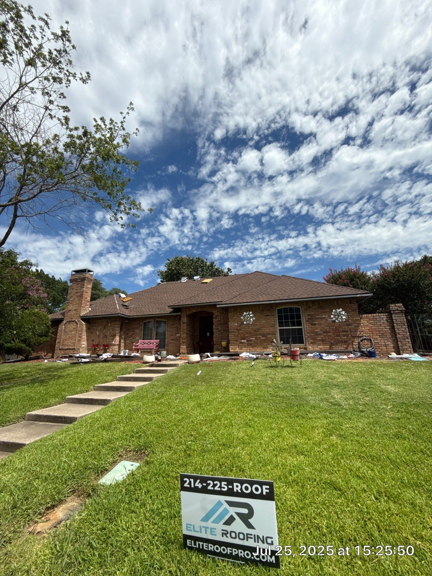 Residential Roof Replacement using GAF HDZ HICKORY by Elite Roofing LLC