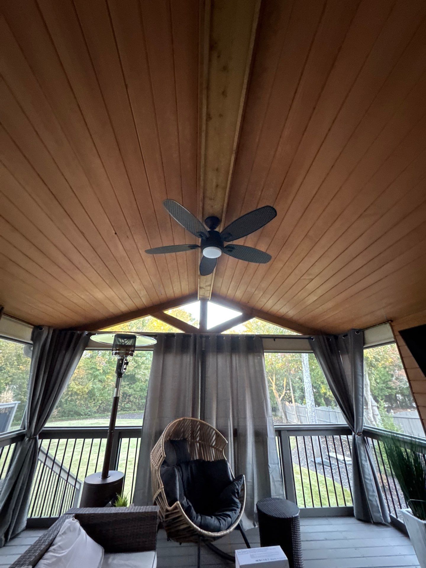Custom Multi-Level Composite Deck and Screened-In Porch in Marietta by Swift Home Renovations