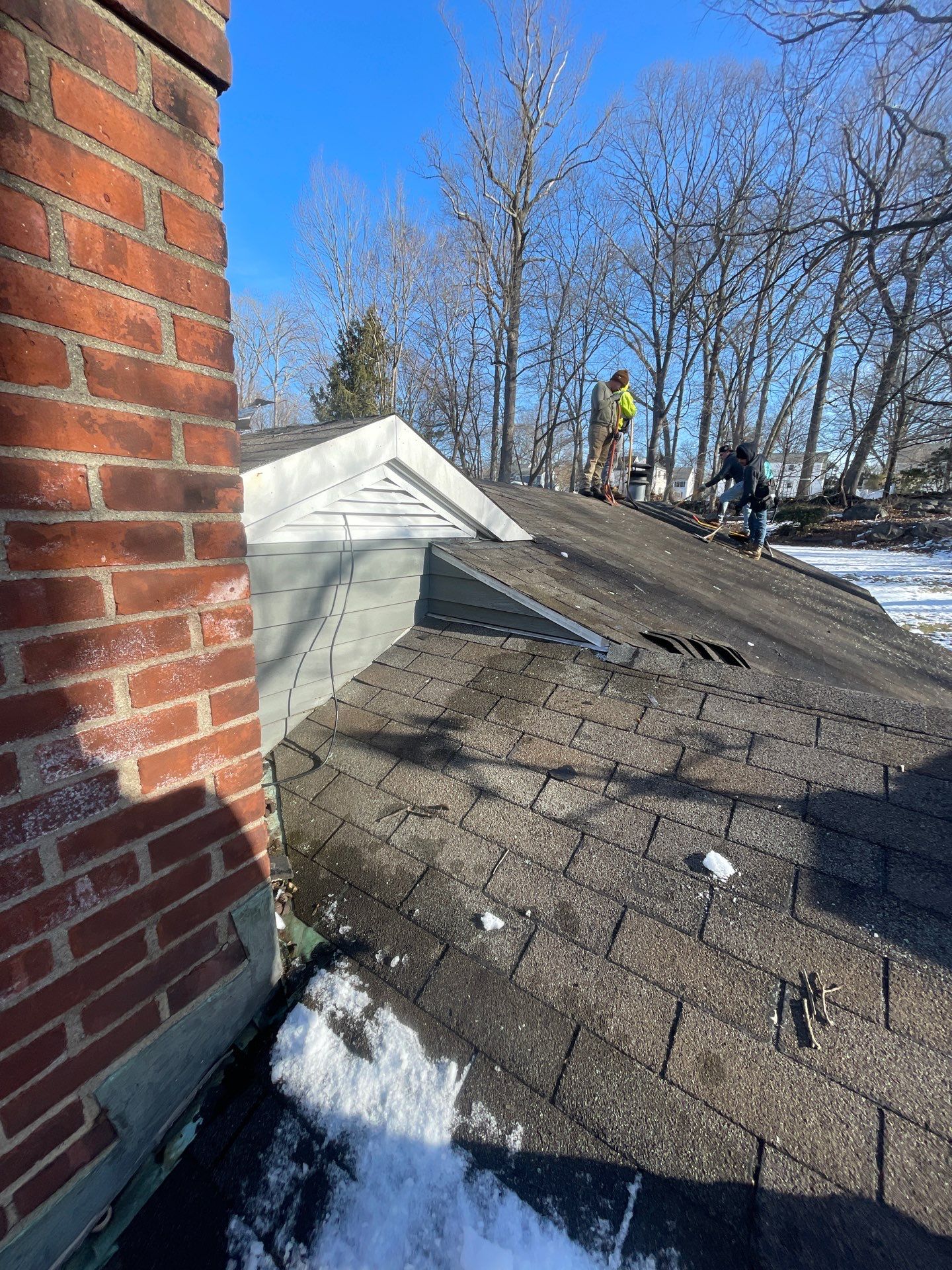 Residential Roofing Installation using Owens Corning Duration Estate Gray by A Plus Exterior