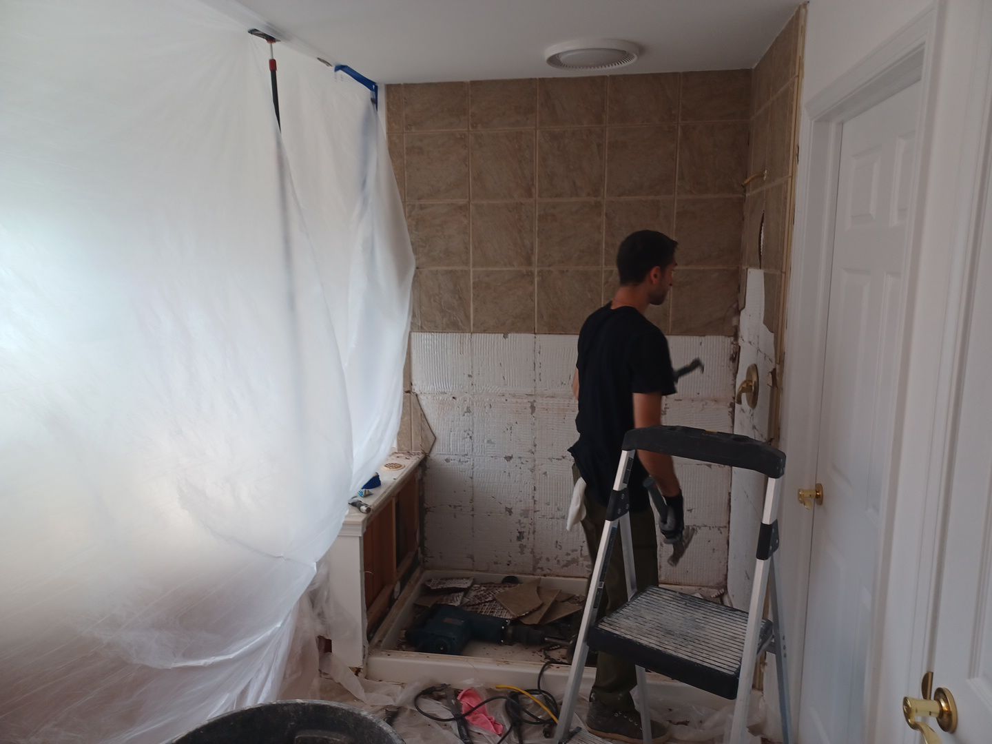 Project in West Bloomfield by EzDry Water Mitigation & Property Restoration