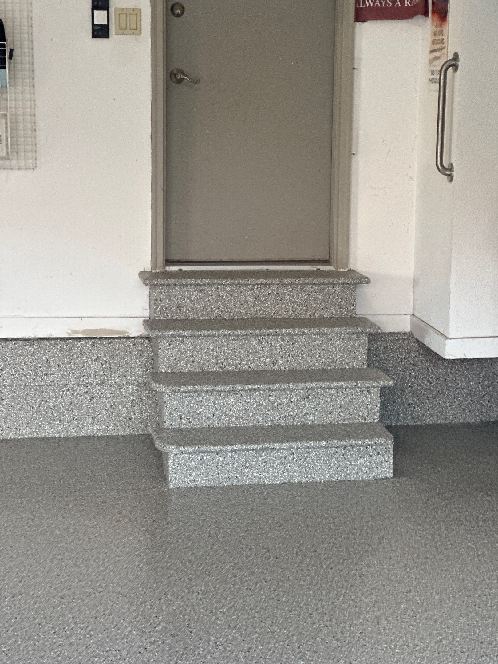 Just look at that before and after!  by Revival Concrete Coatings