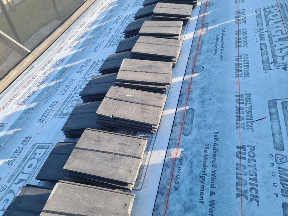 Residential Roofing Installation using Eagle Roofing Tile by BLUES BROTHERS ROOFING