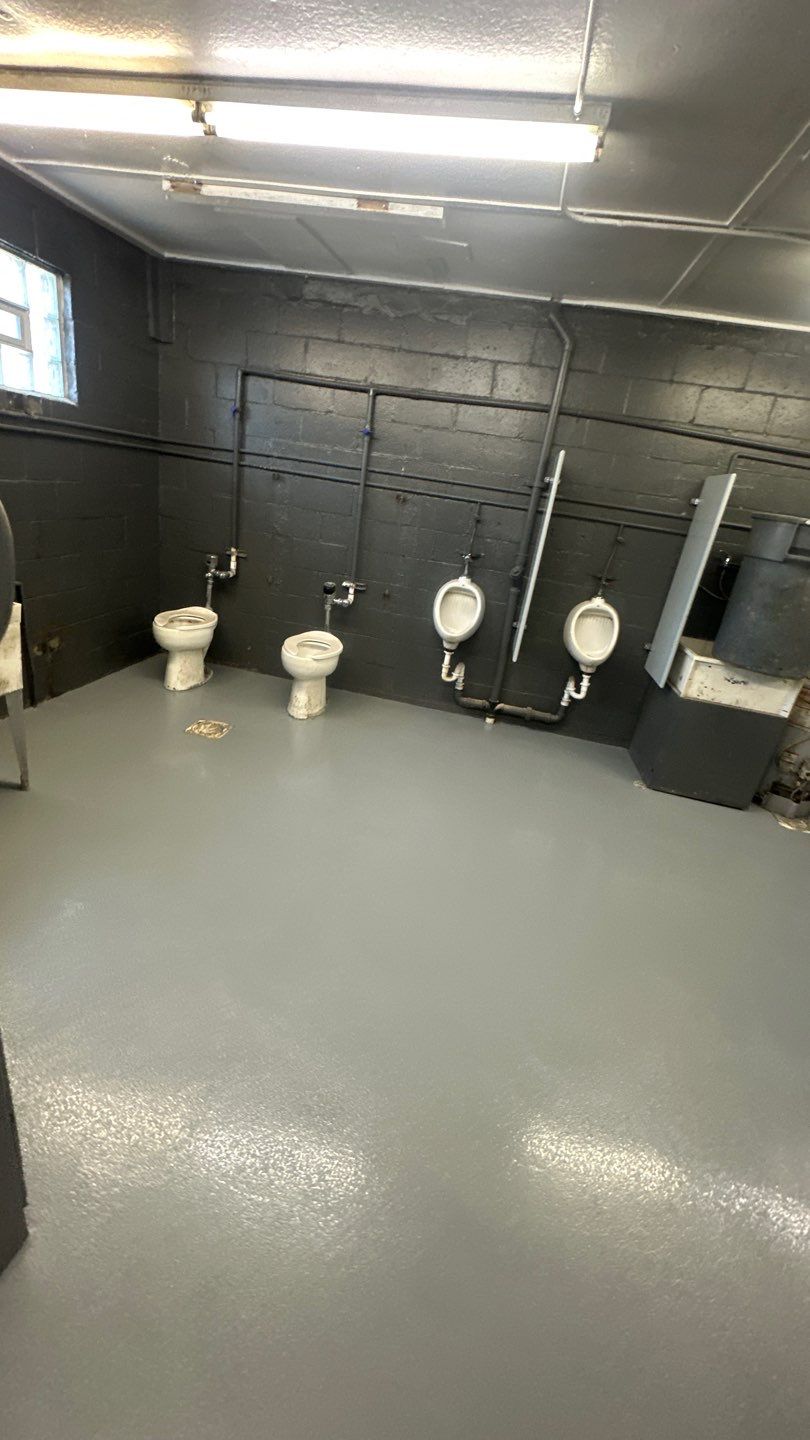 Industrial Grey Grit Project in Mars by Floors in a Day, Inc