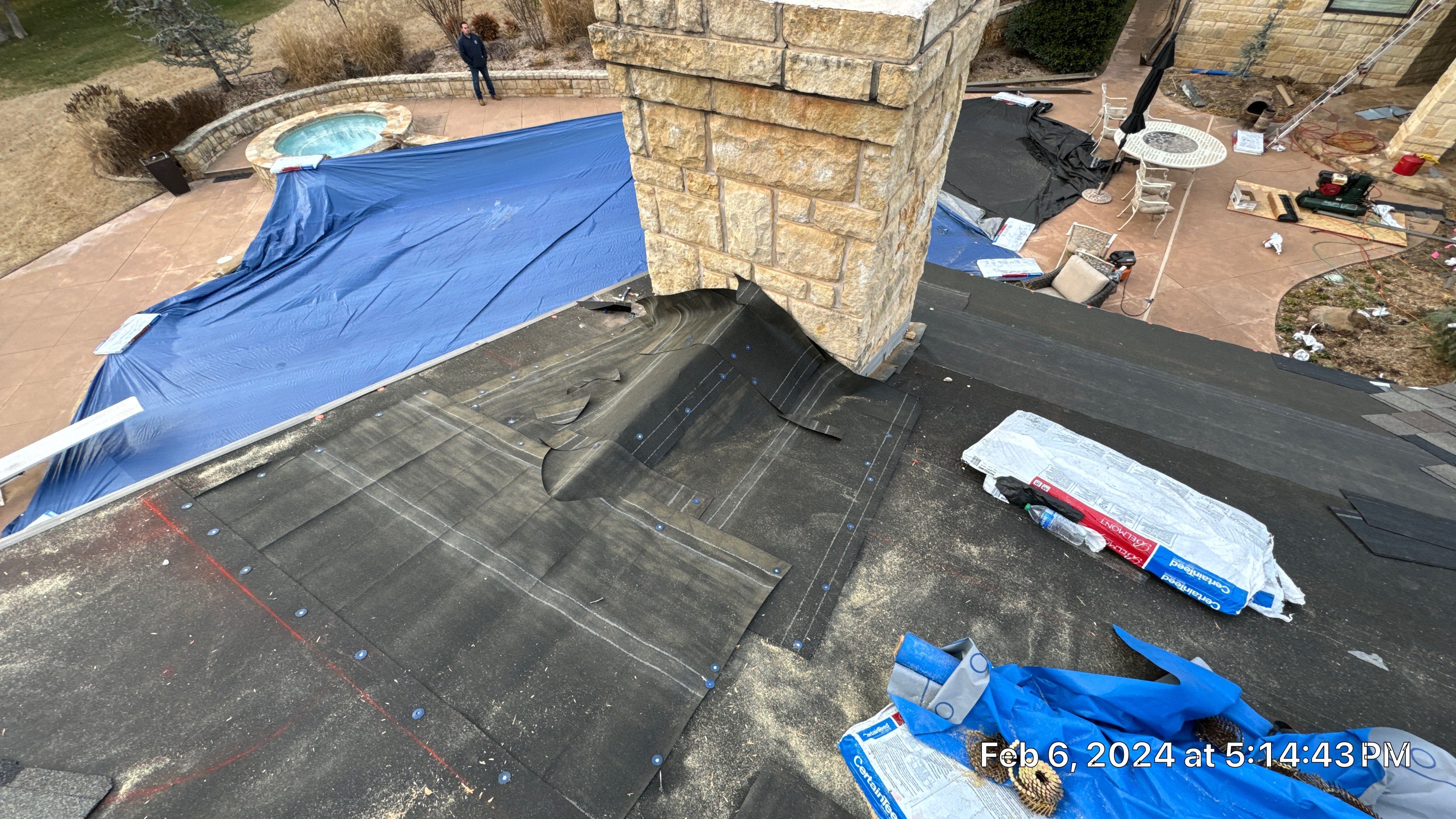 Reroof using Certainteed Integrity Roof System by Castillo Roofing