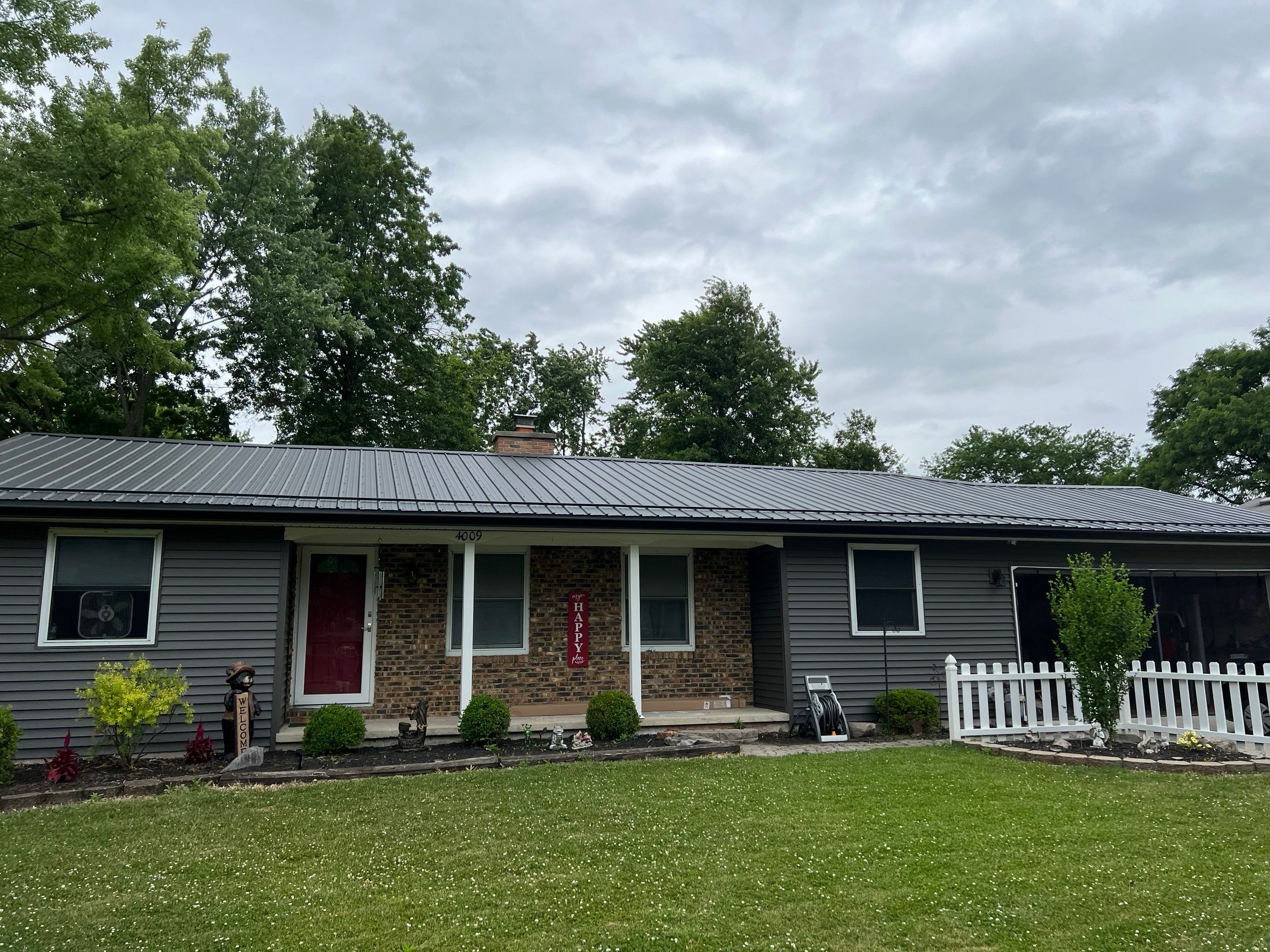 Complete Exterior Transformation - Exposed Fastener Roofing System by 4Ever Metal Roofing