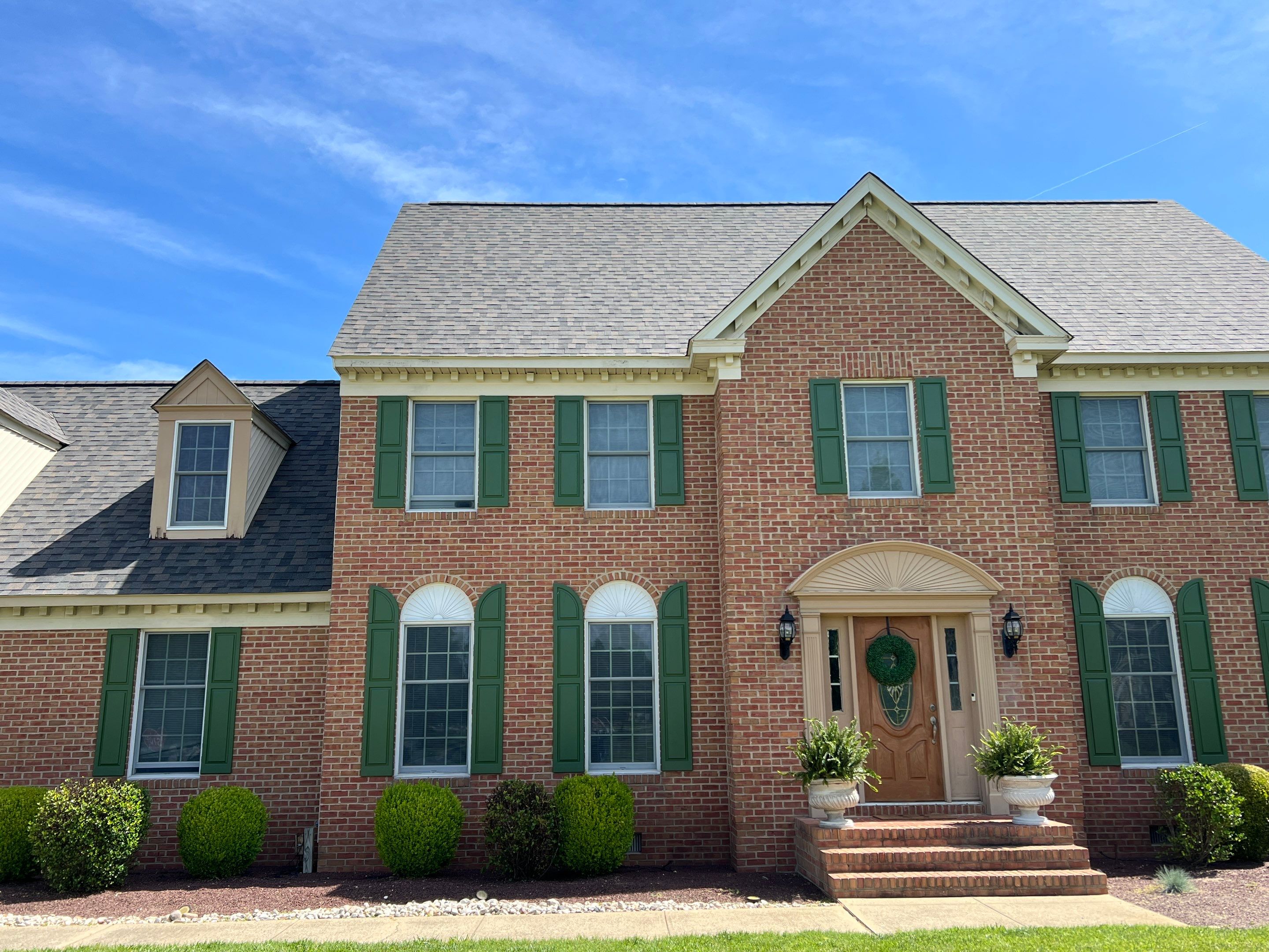Asphalt Shingle Roof Replacement and Chimney Flashing in Salisbury by First Chesapeake Roofing