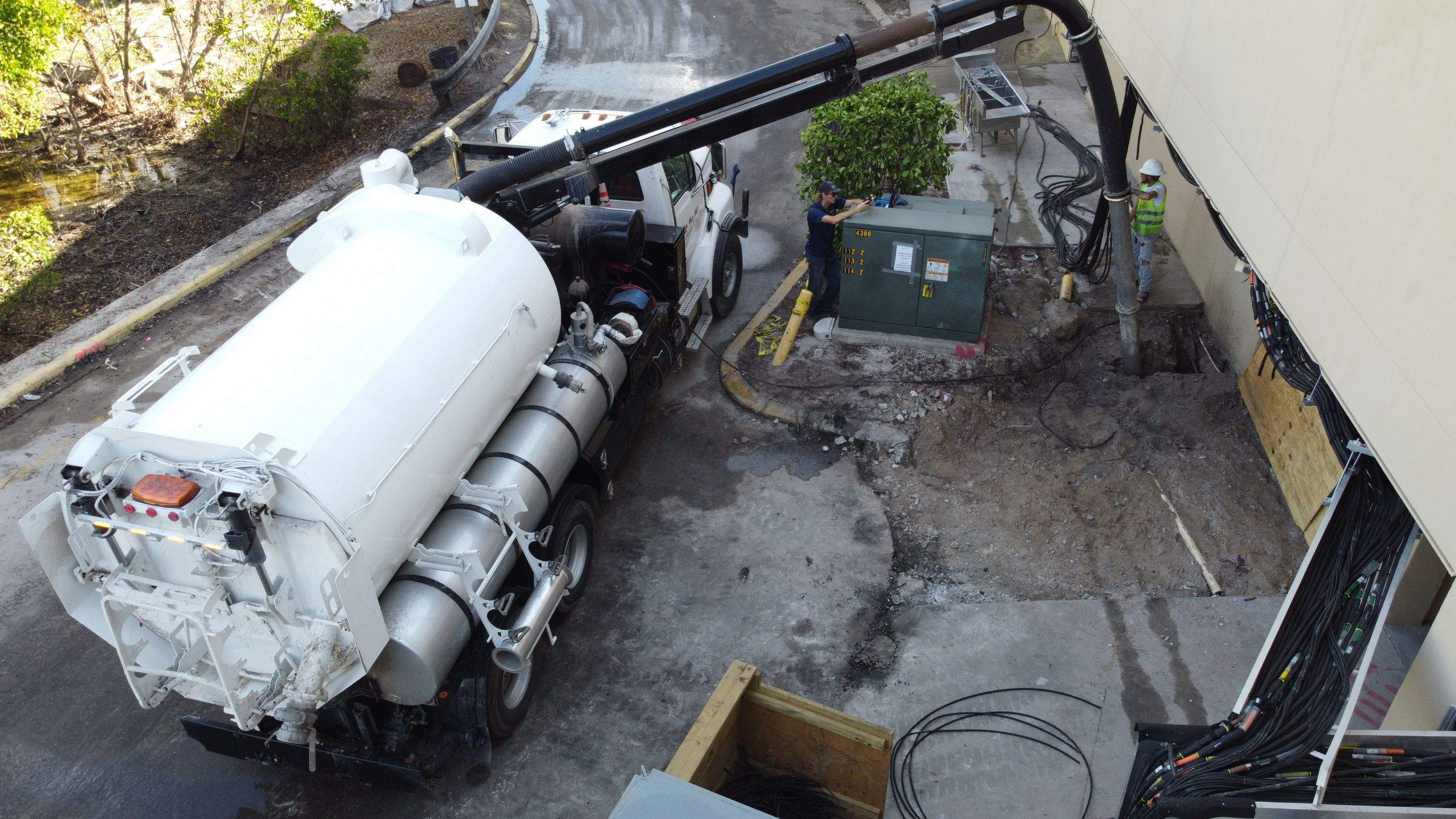 Ritz-Carlton North Service Road Daylighting by Don Mar, Inc. Storm Water Solutions