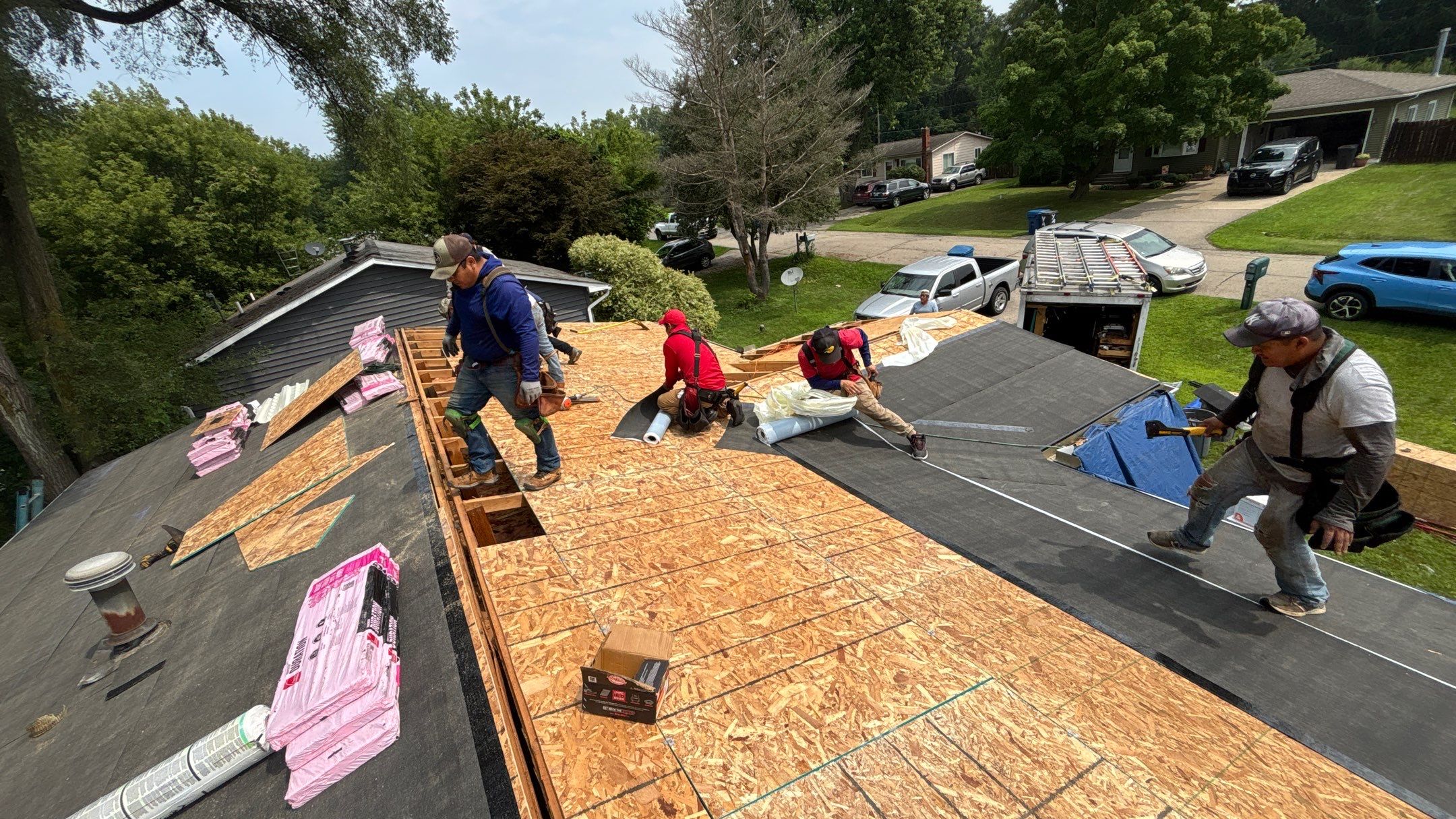 Roof Replacement using Owens Corning Slatestone Gray by 180 Contractors