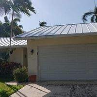 .032 Aluminum 1.5" Mechanical Seam Regal White  by Total Roofing System The Metal Roof Experts