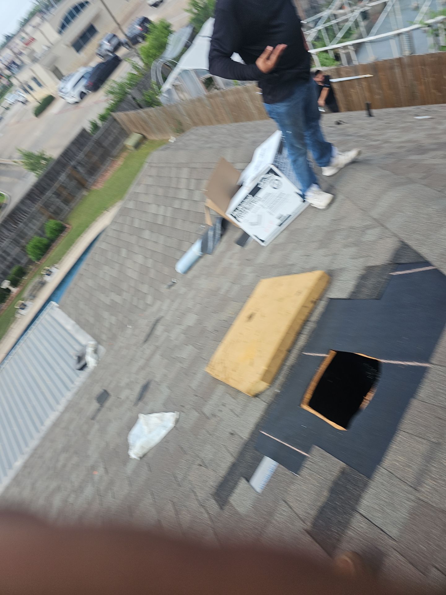 Hail Damage using Owen's Corning Duration (Lifetime) Shingles by Roof Repair Company
