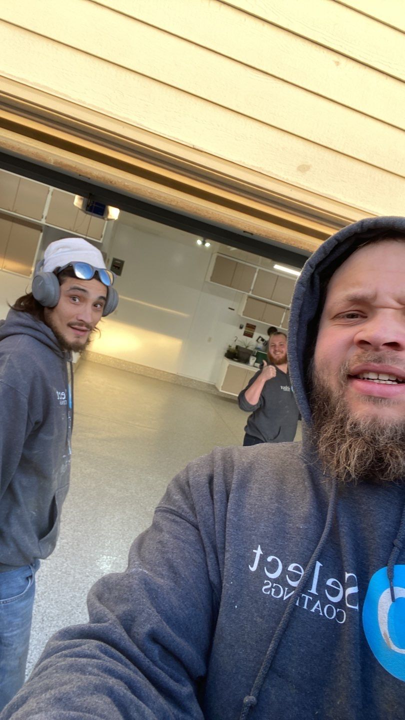 Garage using Cabin Fever by Select Painting, Coatings & Garage Cabinets