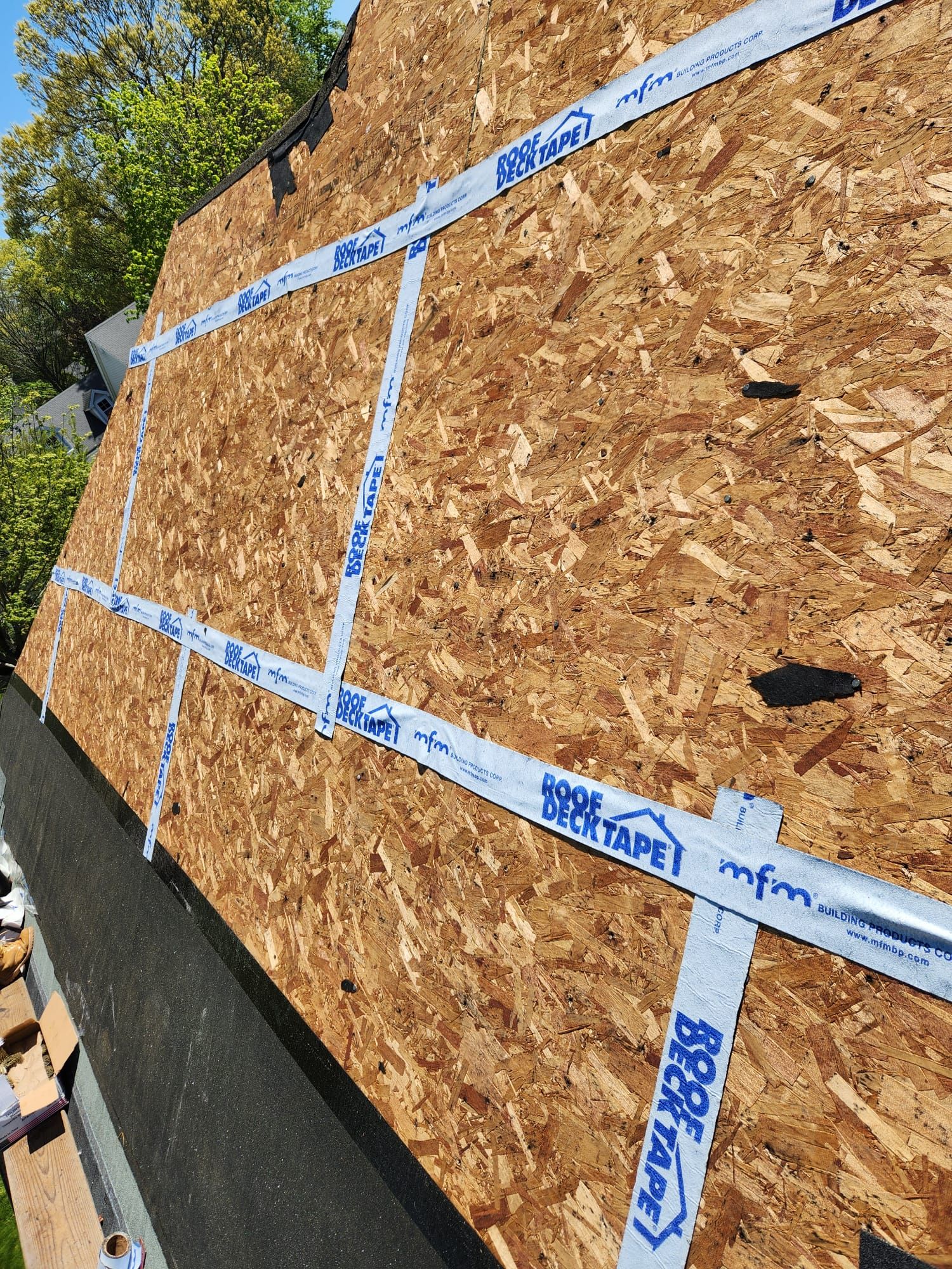 Residential Roofing Installation using Tamko Rustic Black by A Plus Exterior