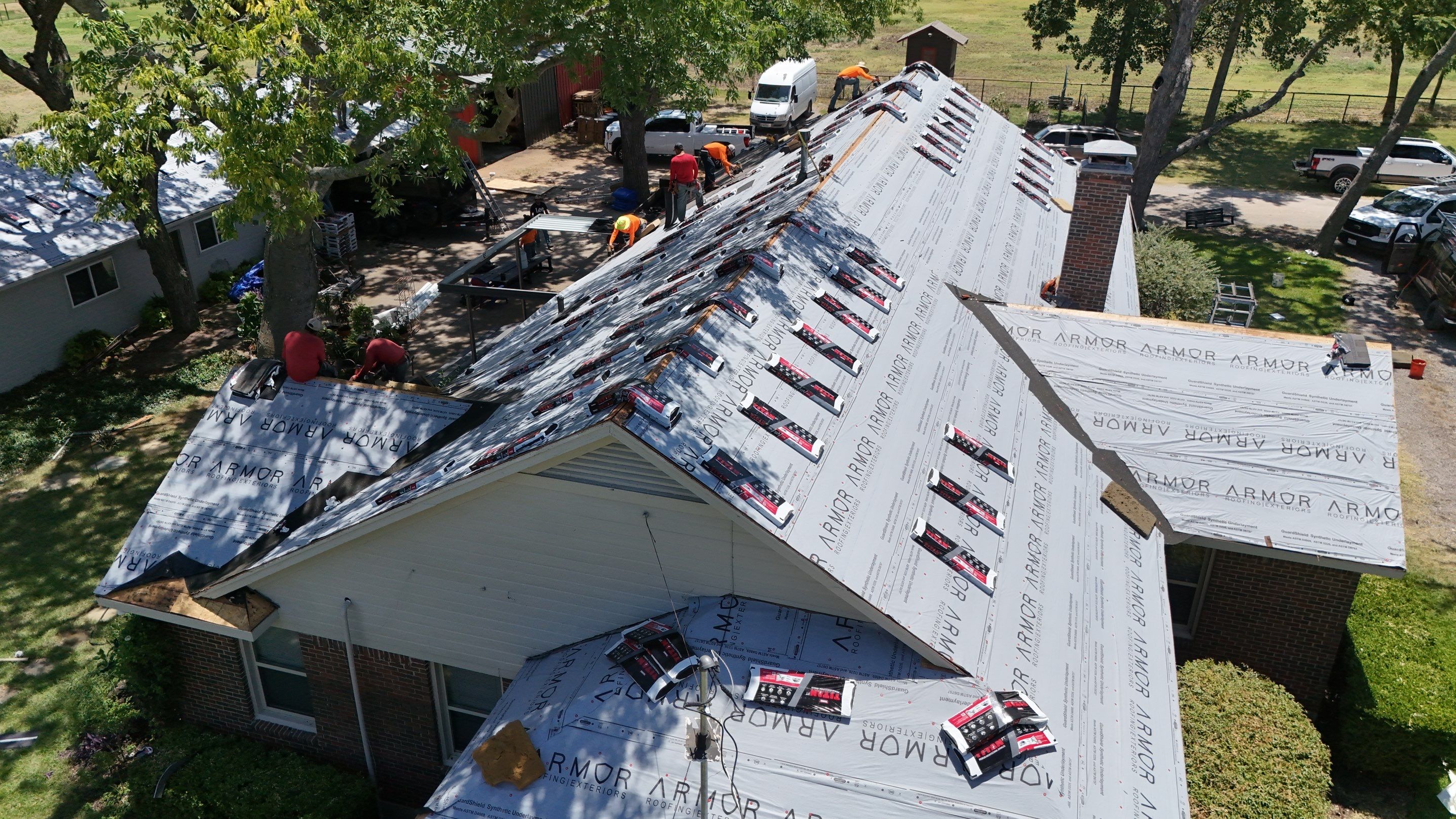 Architectural Shingle Roof Replacement and Storm Restoration in Allen, Texas by Armor Roofing | Exteriors