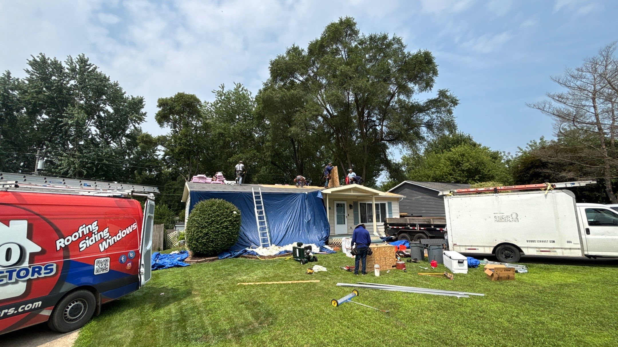 Roof Replacement using Owens Corning Slatestone Gray by 180 Contractors
