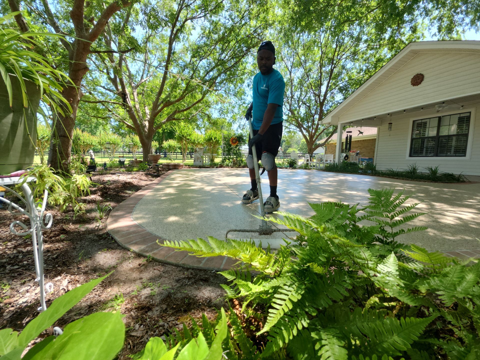 Patio Oasis by Deese Elite Concrete Coatings