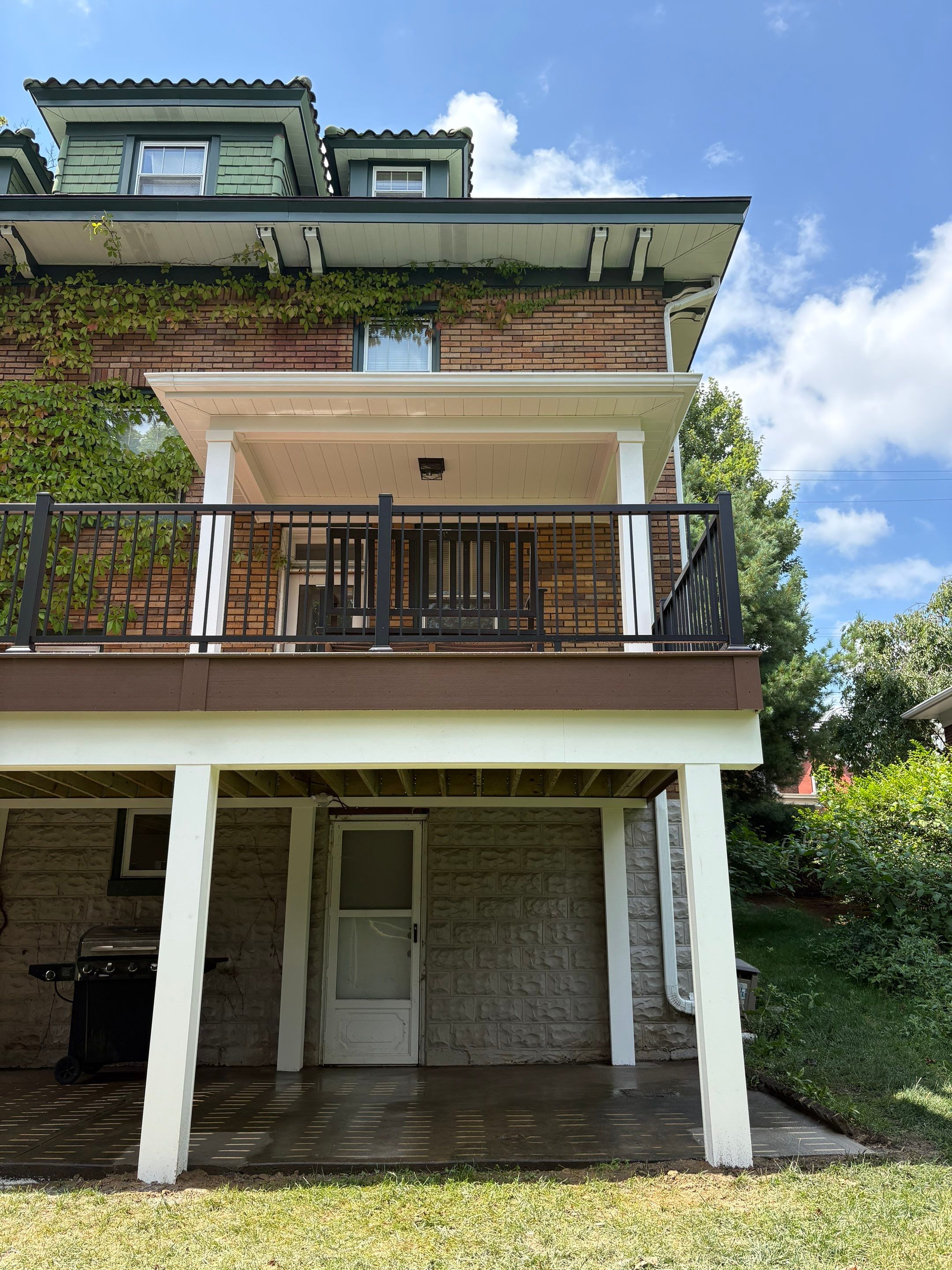 Deck and Roof build  by Cousins Roofing Siding & Decks