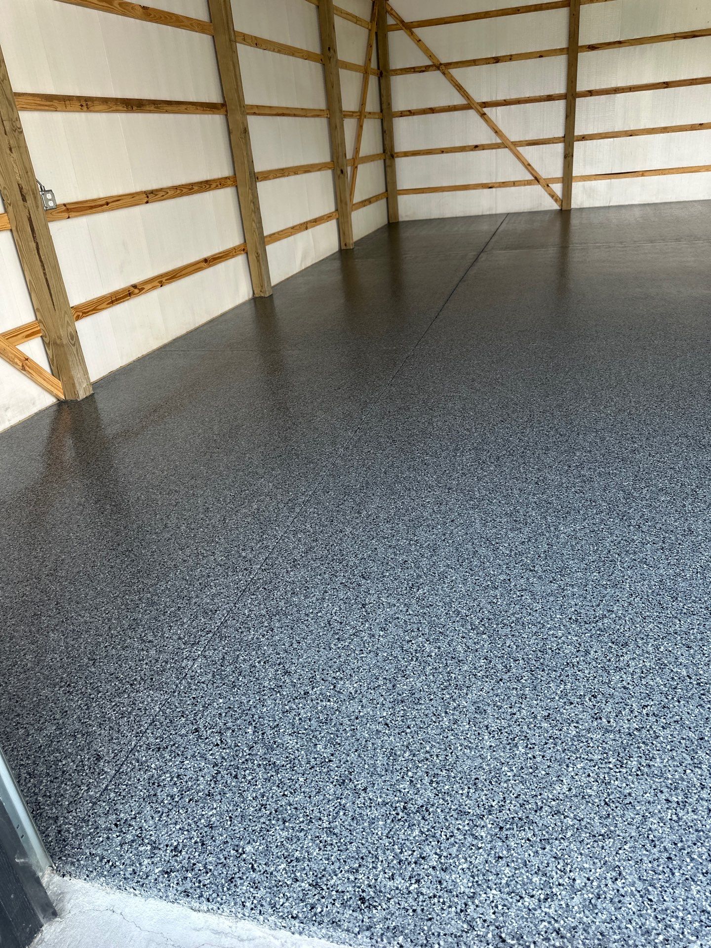 Garage Floor Coating using Nightfall by My Garage Floor Guys