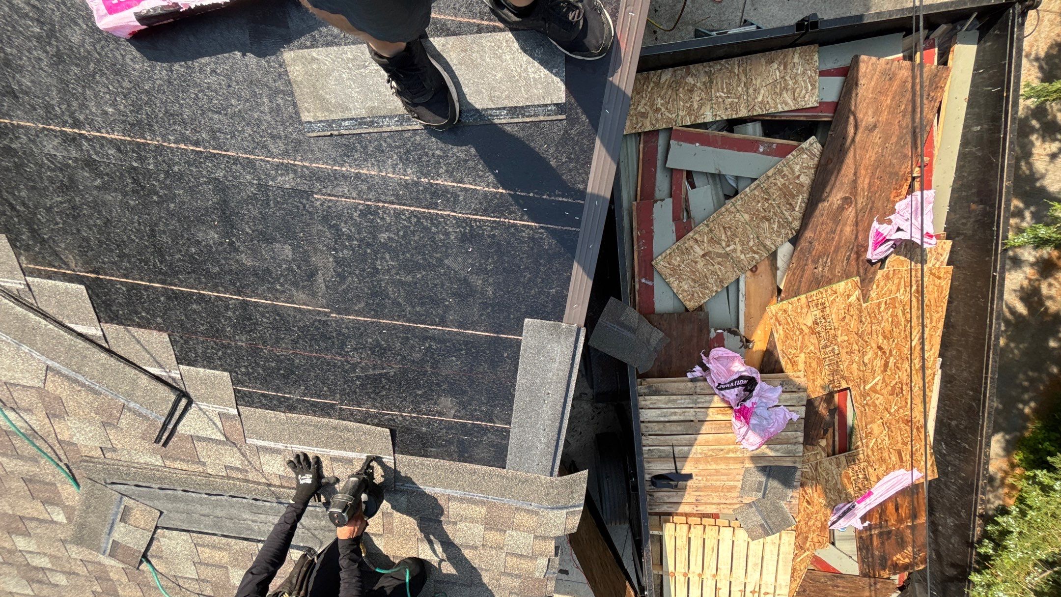 Roof Replacement using Owens Corning Driftwood by 180 Contractors