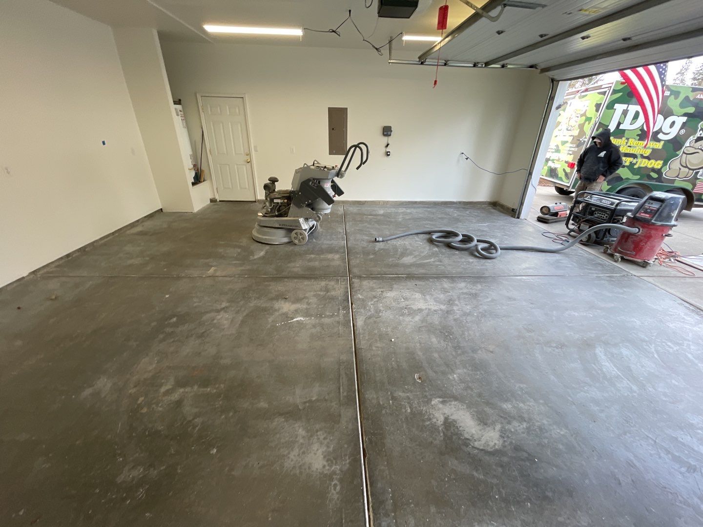 Garage Transformation using Silver Creek by Croc Coatings, LLC