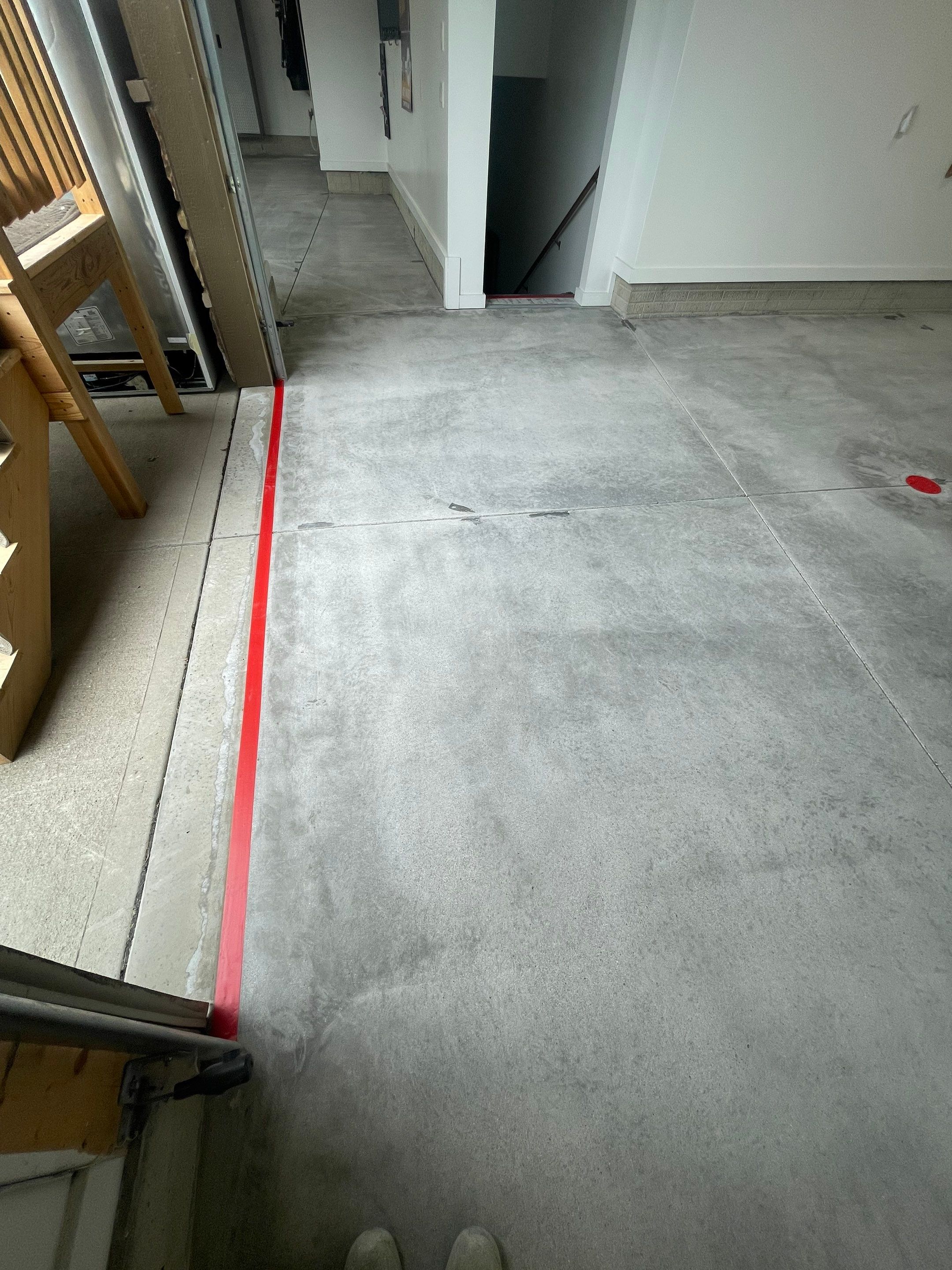 Garage Floor Coating and Domino Flake Finish in Sioux Falls by Select Painting, Coatings & Garage Cabinets