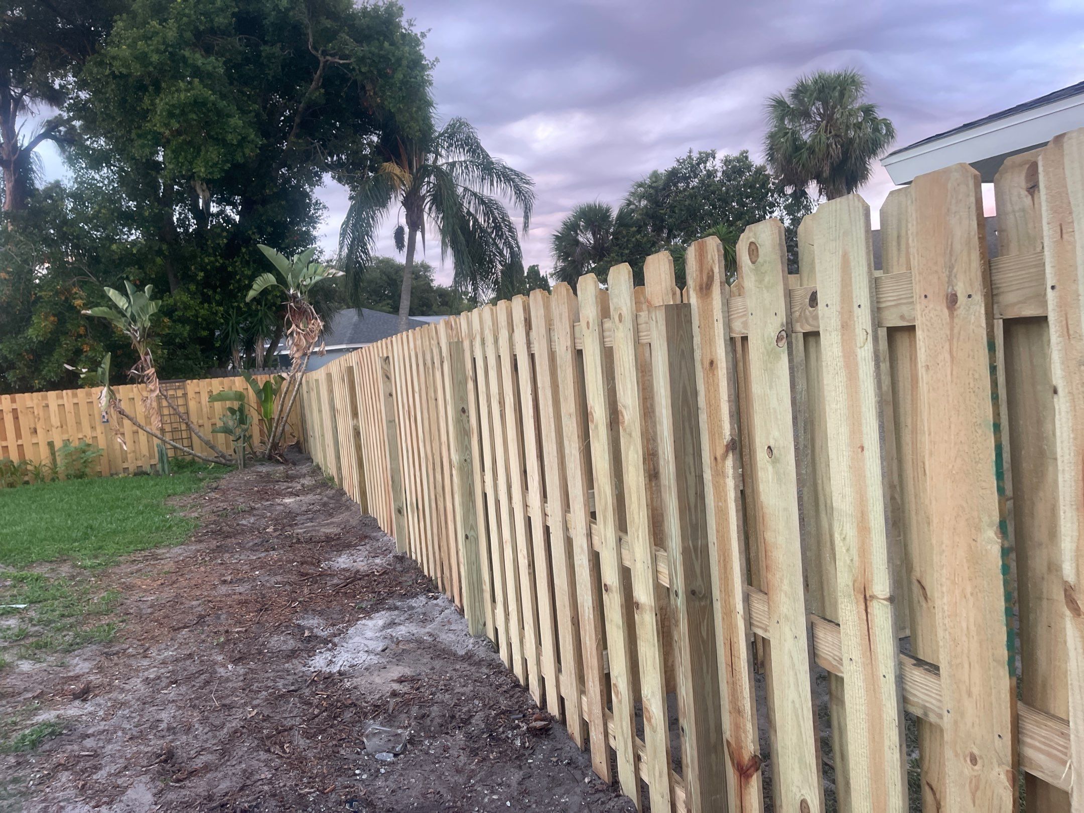 Sarasota, FL 6ft. Tall Treated Board on Board Privacy Fence by Asap fence and gates, LLC