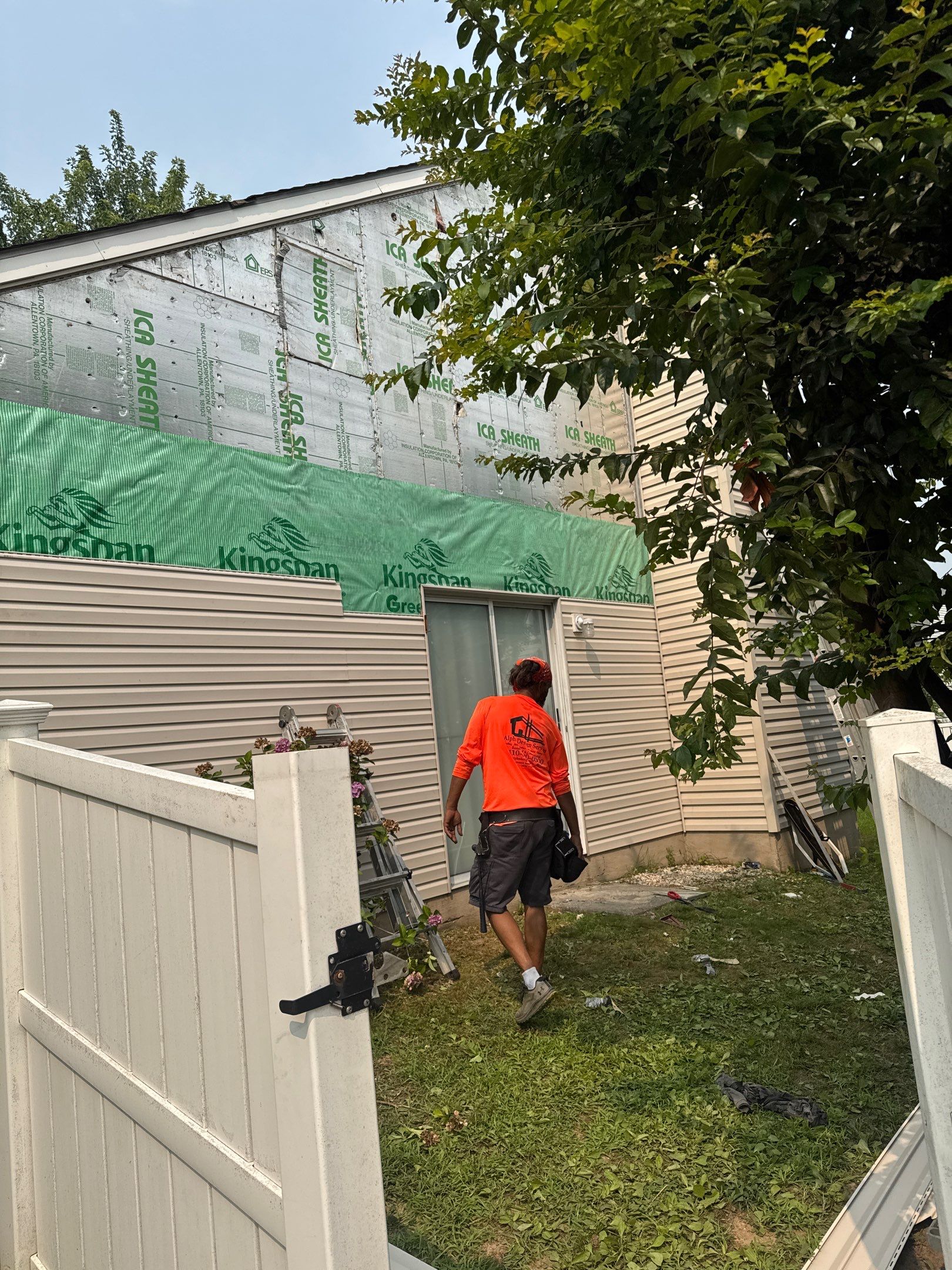 Install new siding  by Alpha Design Services