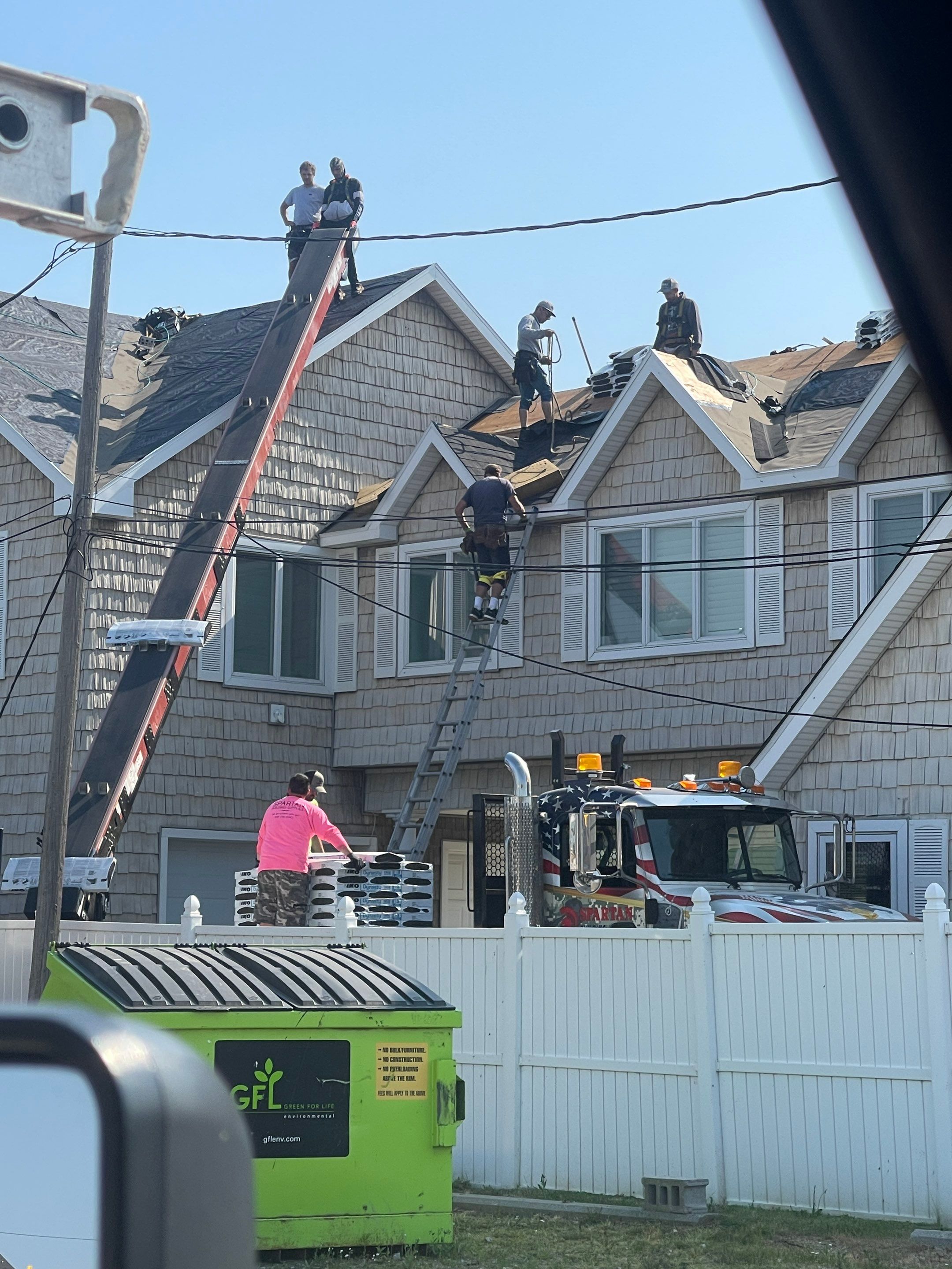 Residential Roofing Installation using IKO Dynasty - Glacier by JNR Roofing LLC