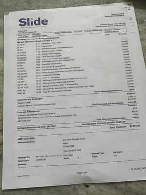 Water Damage Claim in Miramar