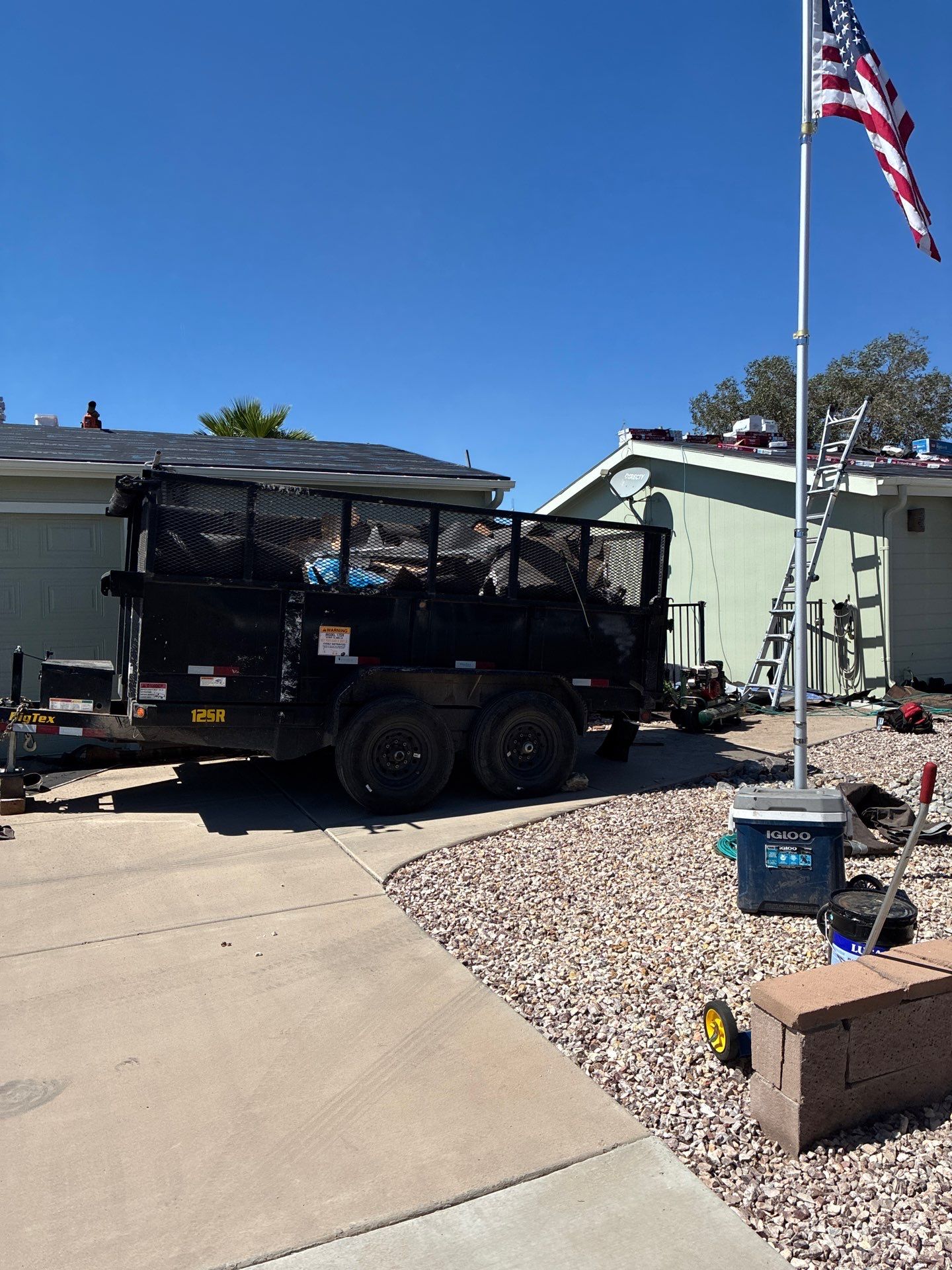 Residential Roof Install using GAF by Weather-Tite Roofing