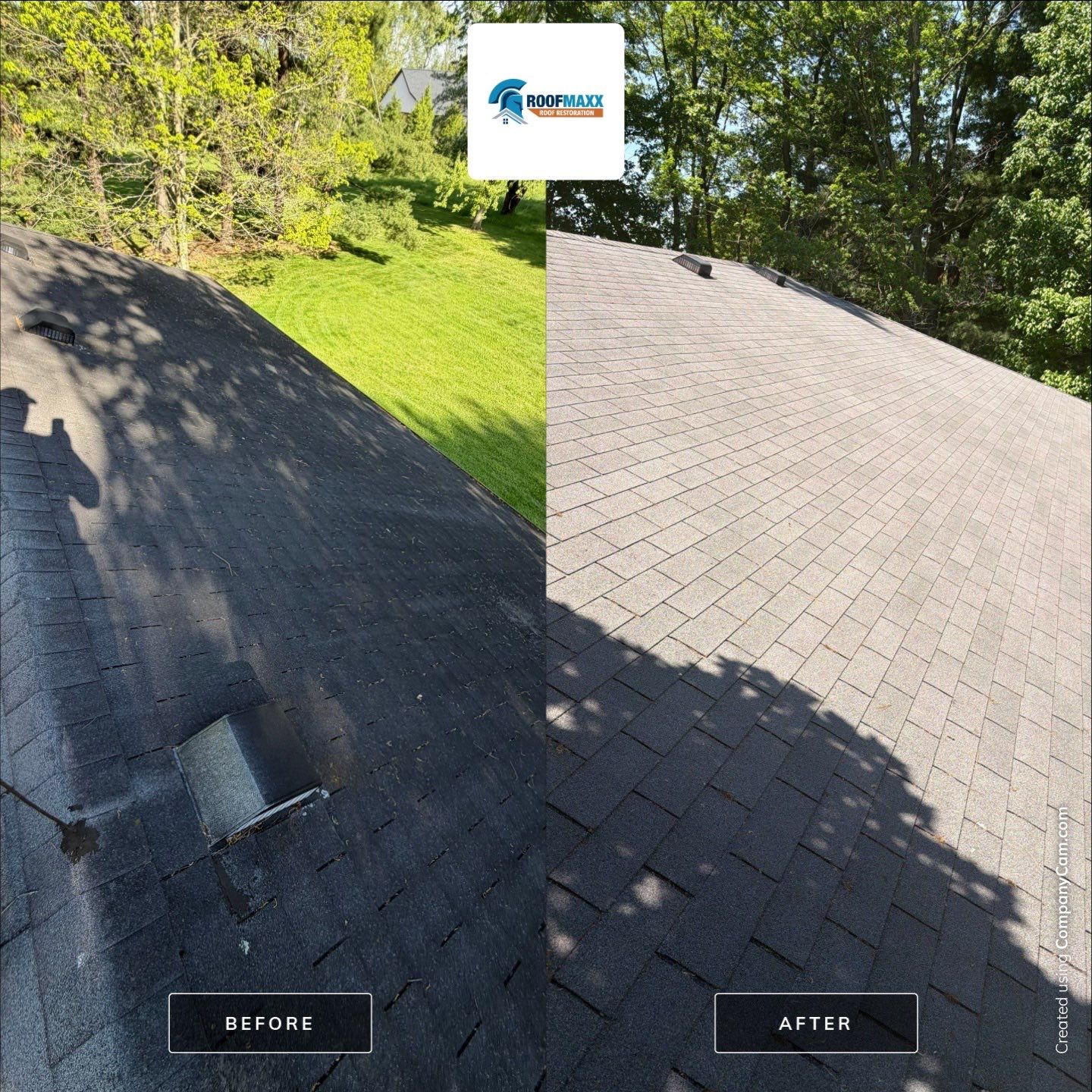 Condo Reference Before and Afters by Roof Maxx of Columbus, OH