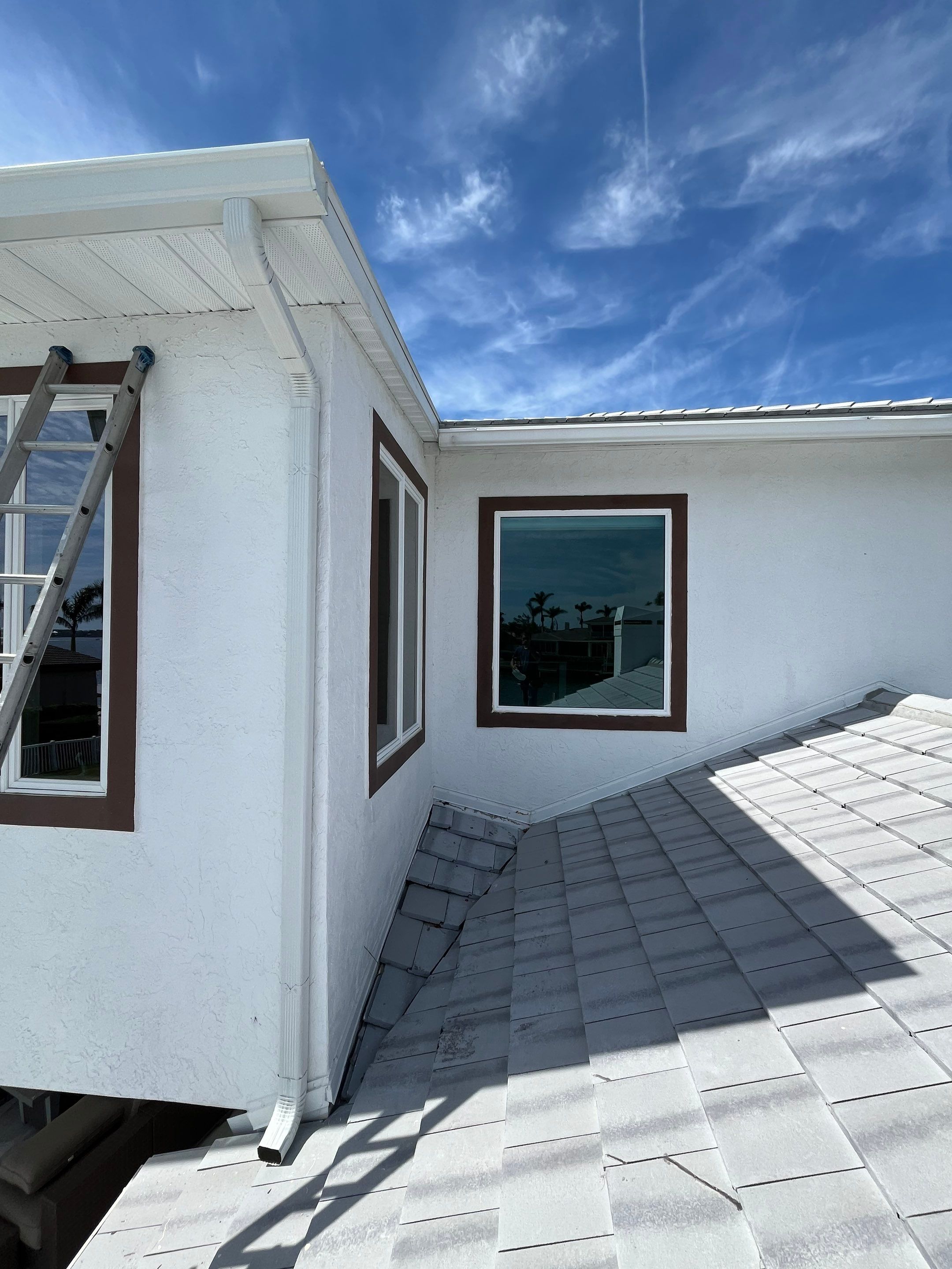 Repainting and Upgrading Gutters in Sarasota FL by Gutter Professors