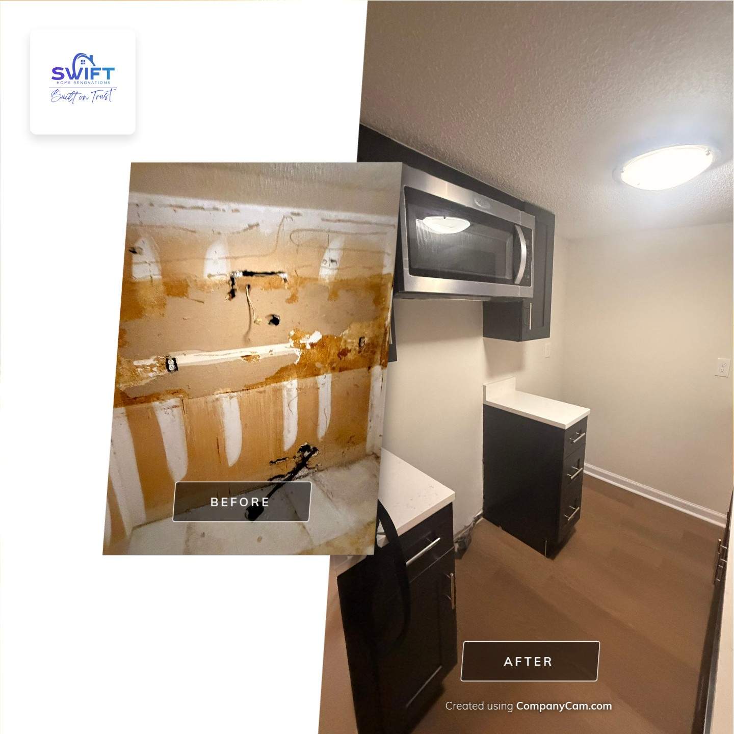 Complete Interior Remodeling with Modern Kitchen and Bathroom in Decatur by Swift Home Renovations