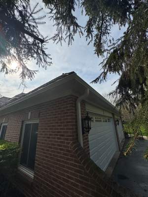Turtle Shell gutter protection installation in St. Charles, IL 60174, photograph 19