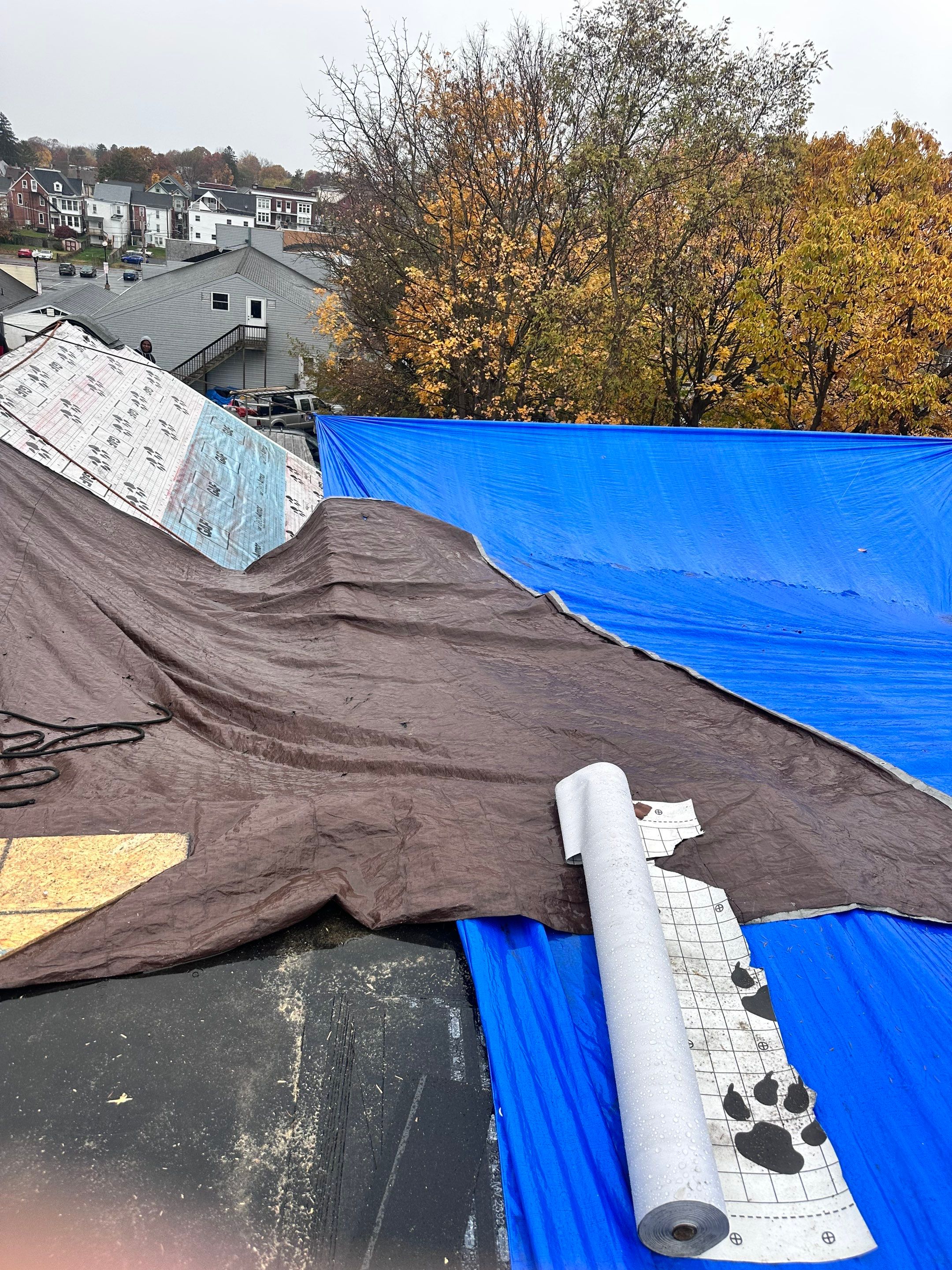 Commercial Roofing Installation using Gaf Hdz Architectural Shingle by Teflon Roofing