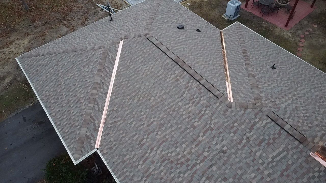 GAF HDZ Golden Harvest by Skybird Roofing