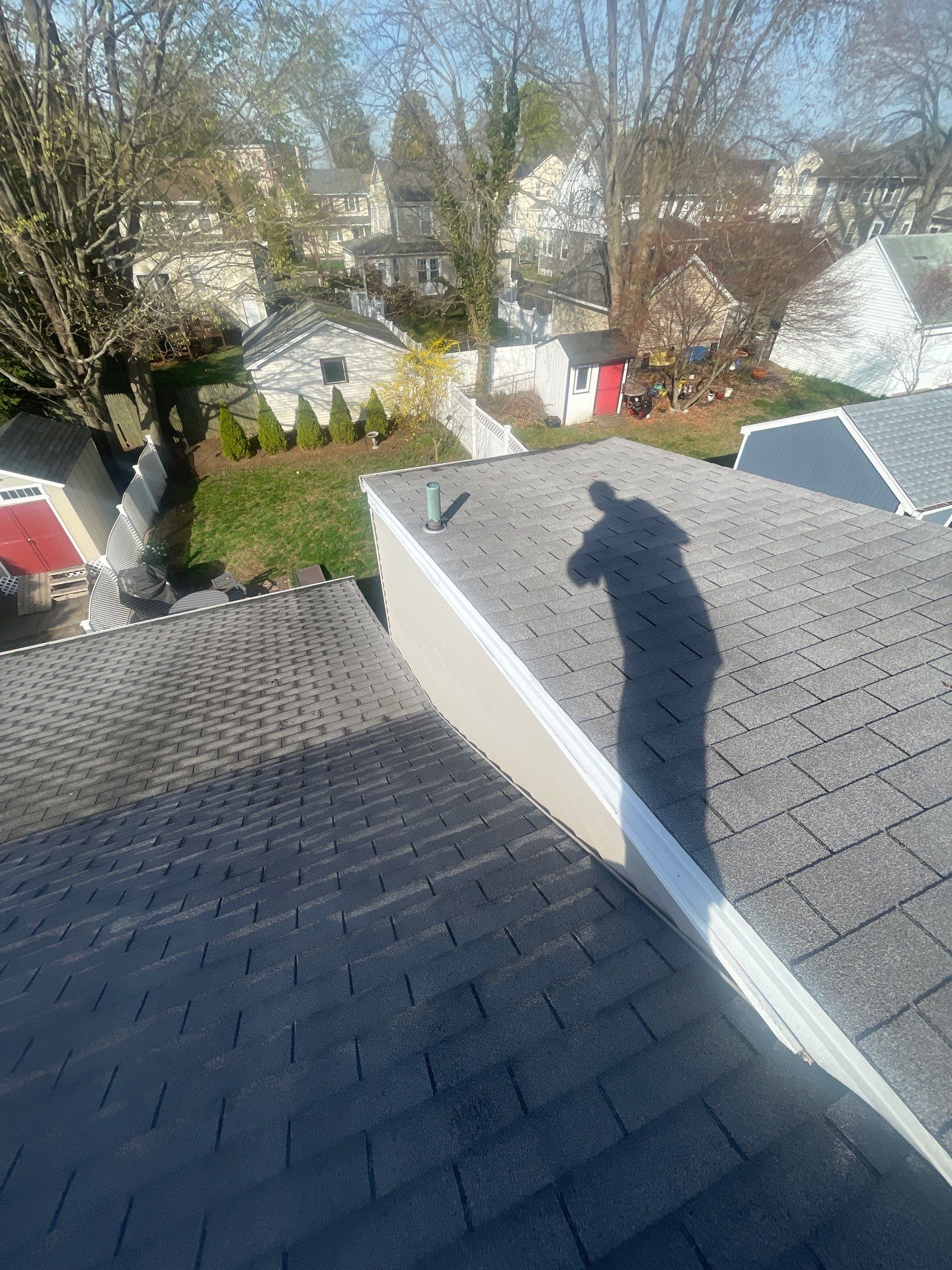 Residential Roofing Replacement Featuring Owens Corning Estate Gray Shingles in Milford by A Plus Exterior