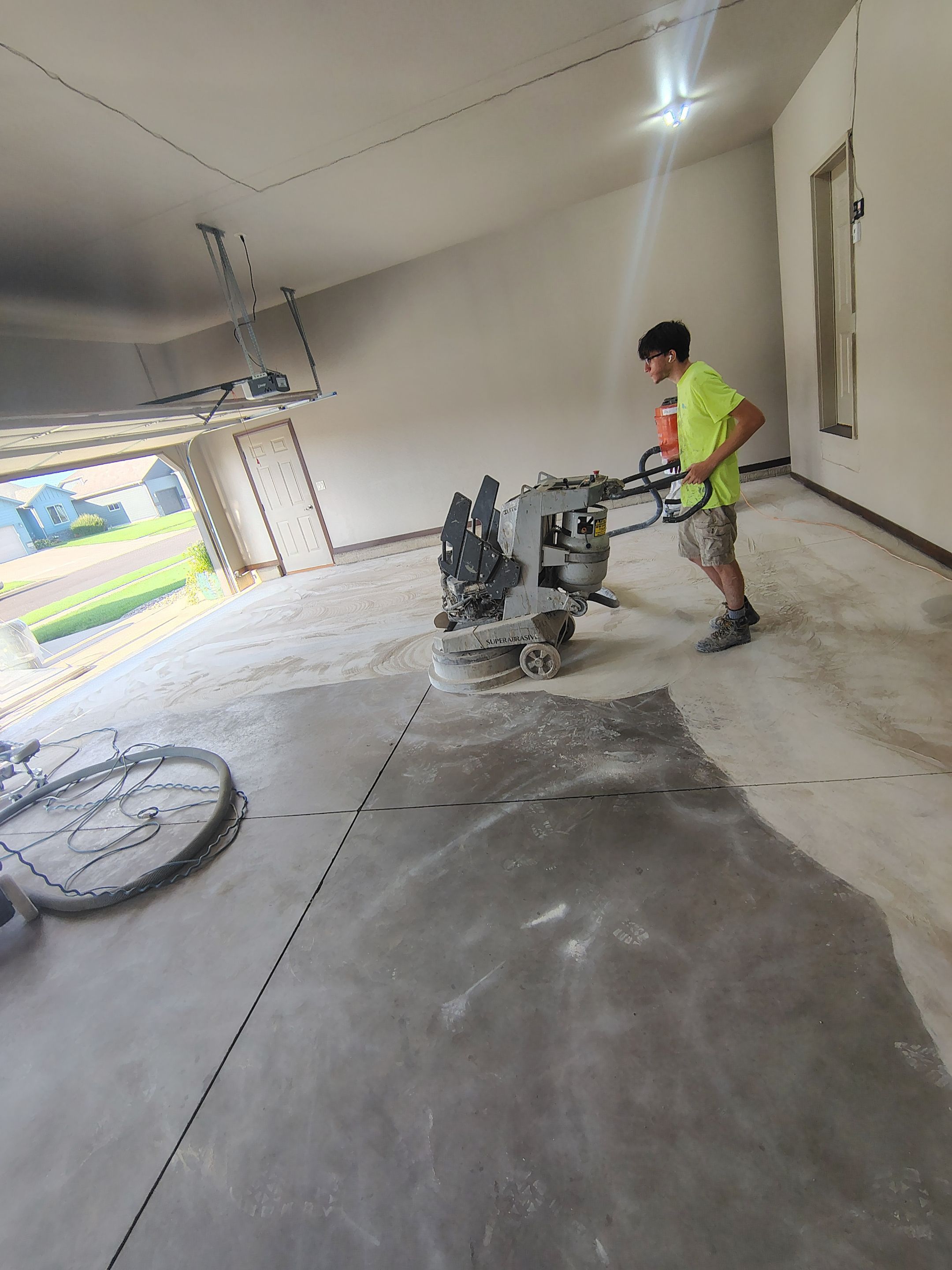 Garage and Patio Concrete Coatings in Sioux Falls by Select Painting, Coatings & Garage Cabinets