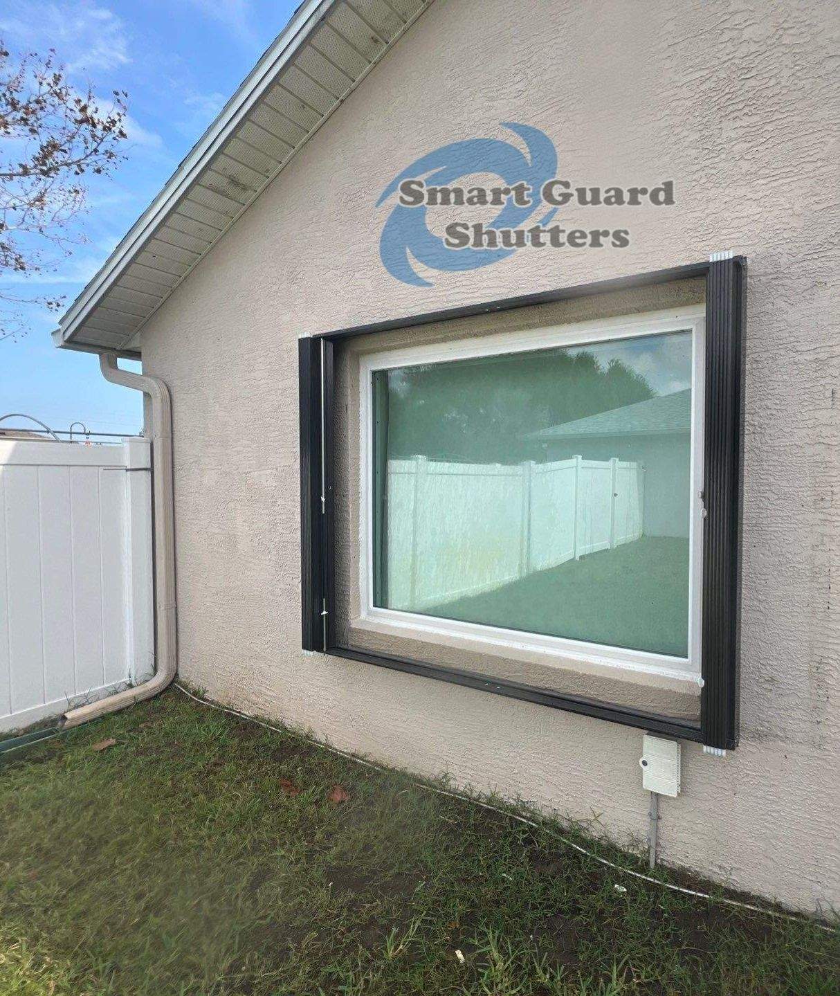 Hurricane Protection in Bronze by Smart Guard Shutters
