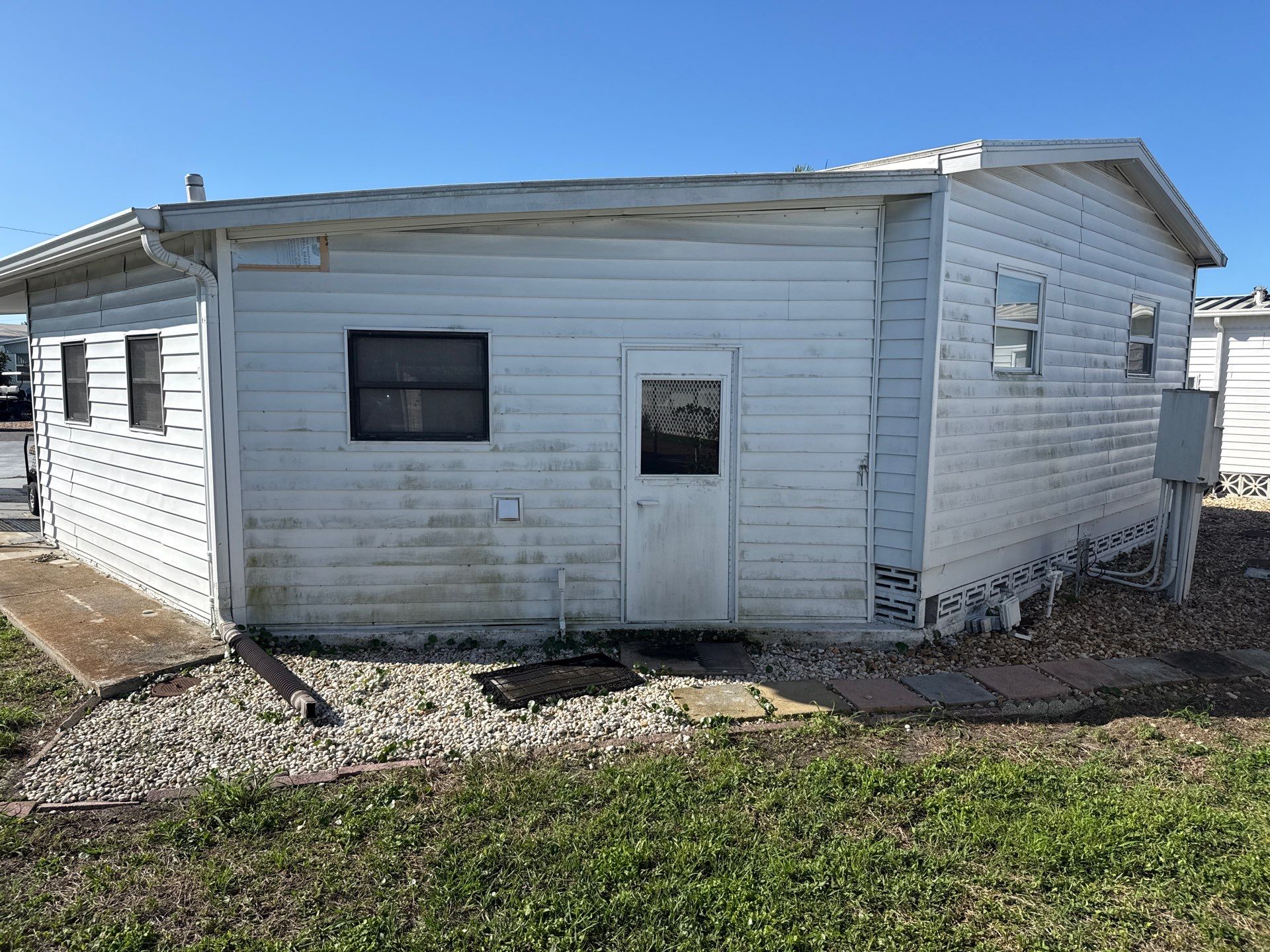 Trailer Estates Mobile Home Cleaning + Driveway & Patio Wash | Bayshore Gardens, FL by Sunshine AquaWash