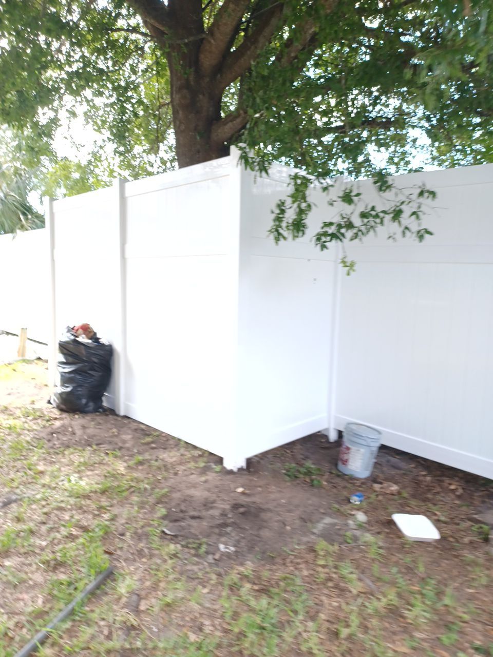Bradenton, FL 6+2 White Vinyl Privacy Fence  by Asap fence and gates, LLC