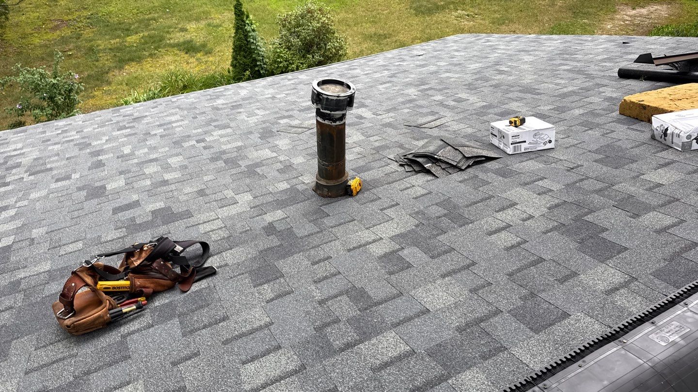 Roof Replacement using Owens Corning Estate Gray by 180 Contractors