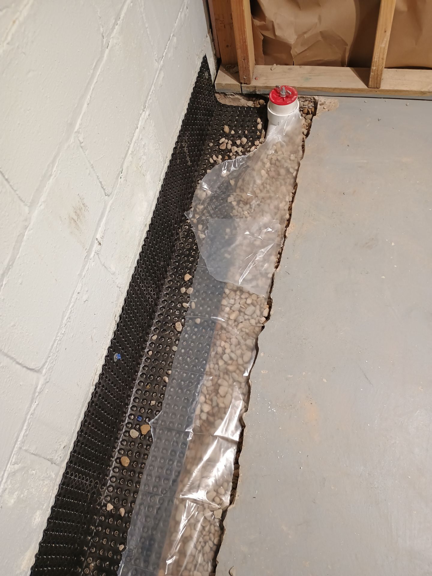 Basement Waterproofing for Kristi & Danny in St. Paul by Waterproofing Northeast