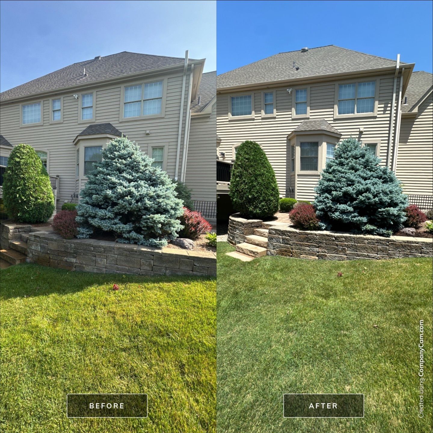 Project in Crystal Lake by Simmons Power & Soft Washing