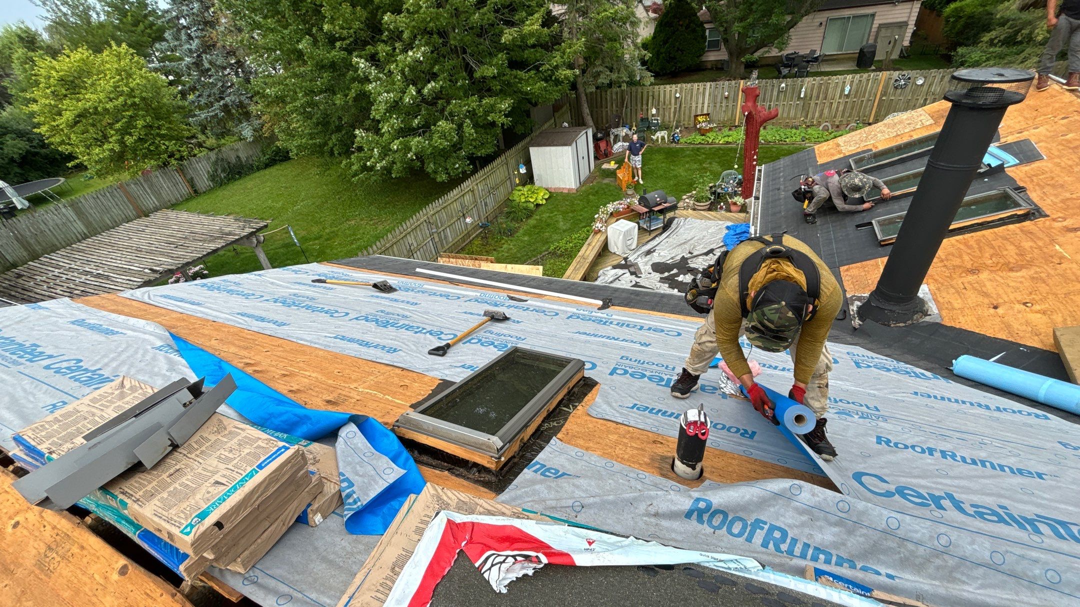 Roof Replacement using CertainTeed Landmark by 180 Contractors