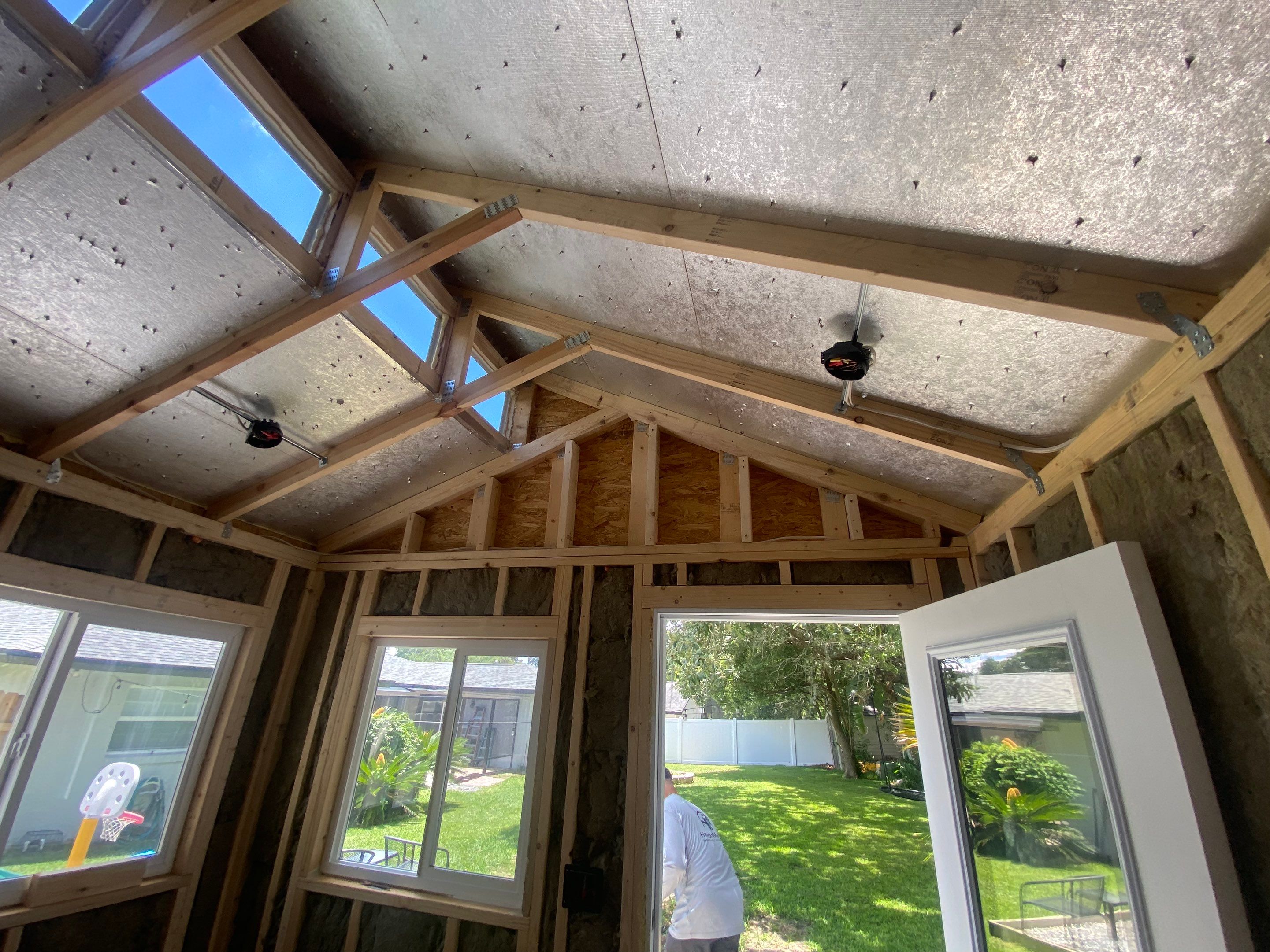 Outdoor Office Shed Interior Remodel in Longwood: From Drywall to Paint by HandyMangum