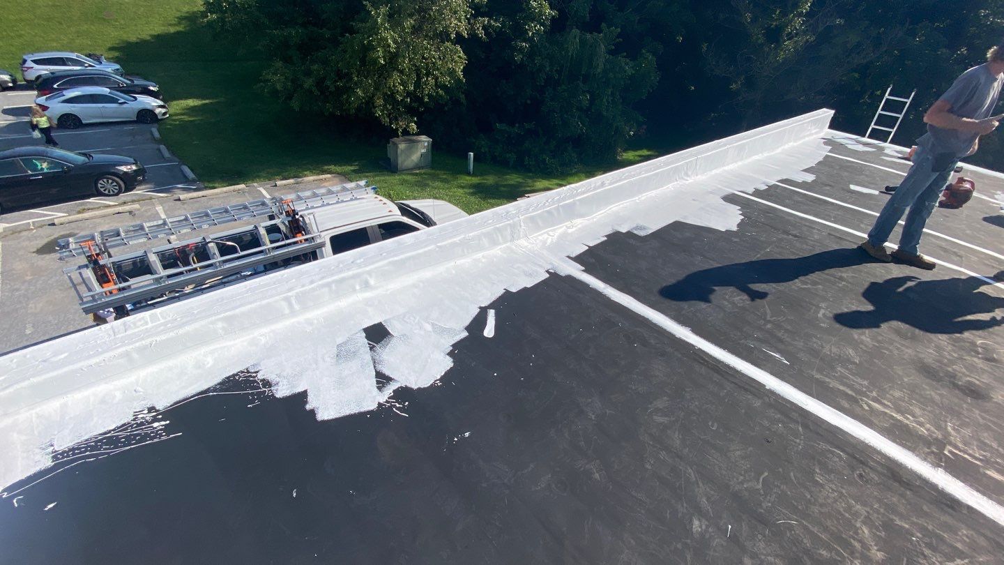 Silicone Roof Coating in Manchester, MD • Premier Dental by Seipp Roofing, LLC