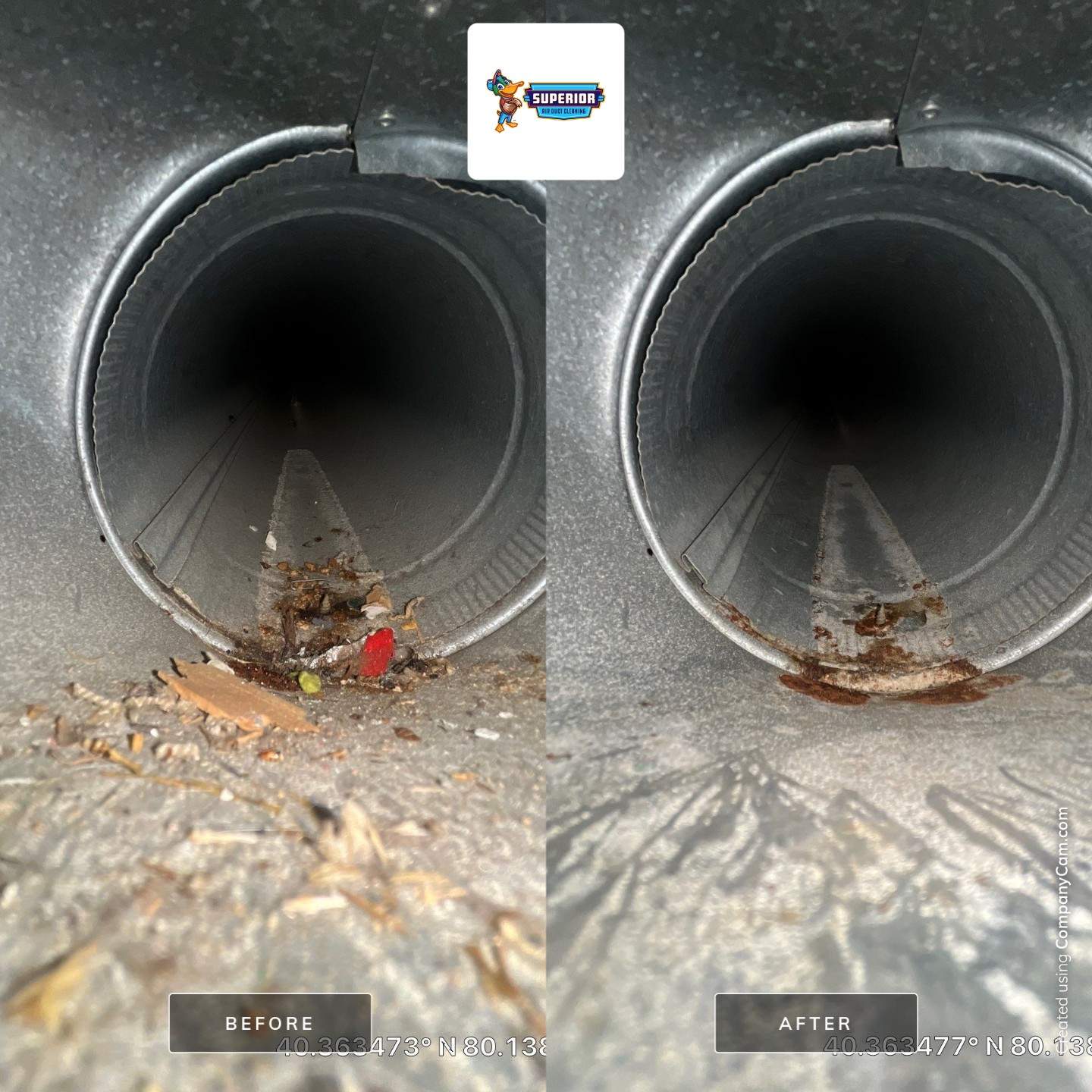 Air Duct Cleaning With a Vacuum Truck in McDonald, PA by Superior Air Duct Cleaning