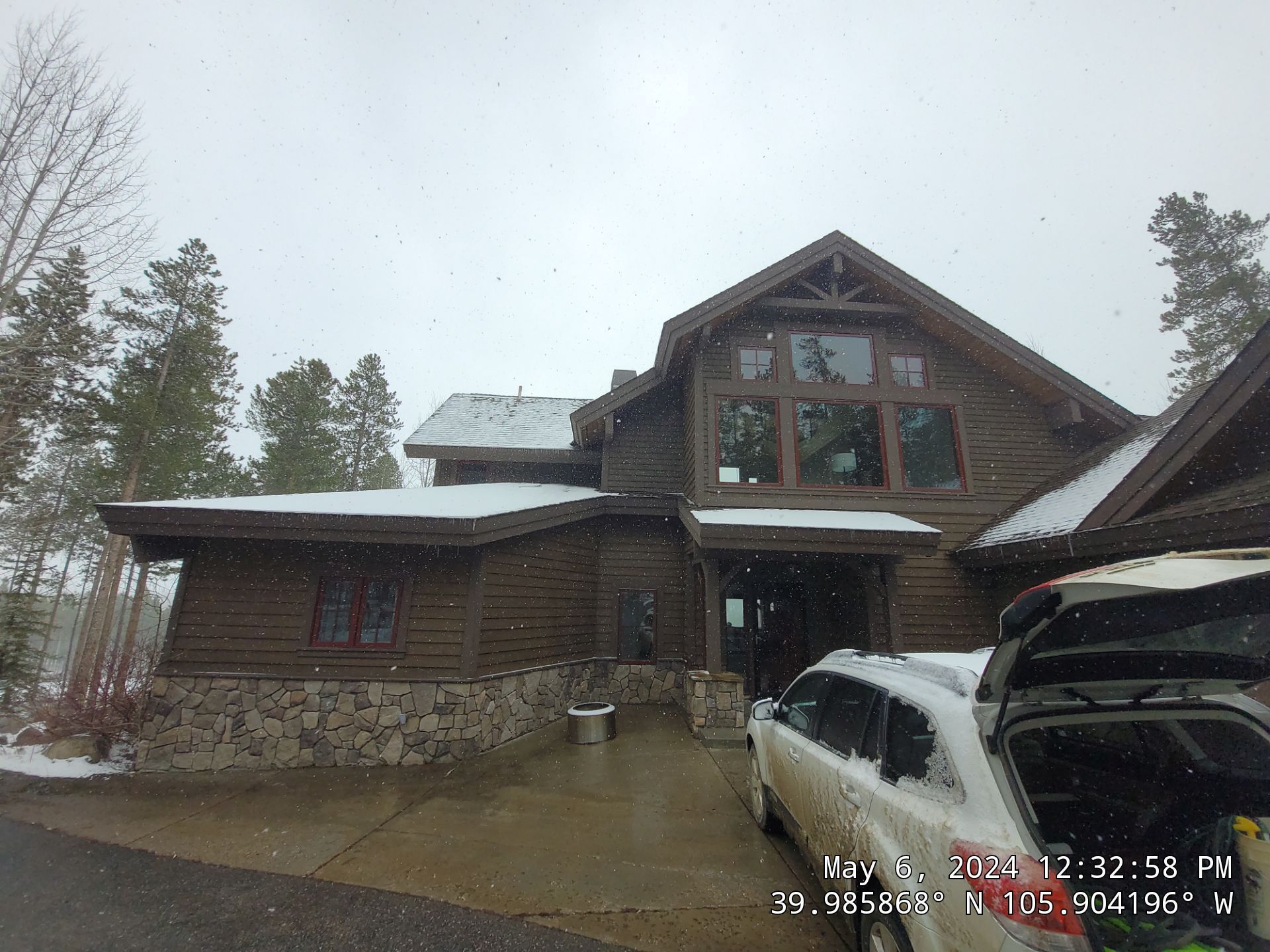 Exterior Painting Using Stain by Wheatley Creek Services