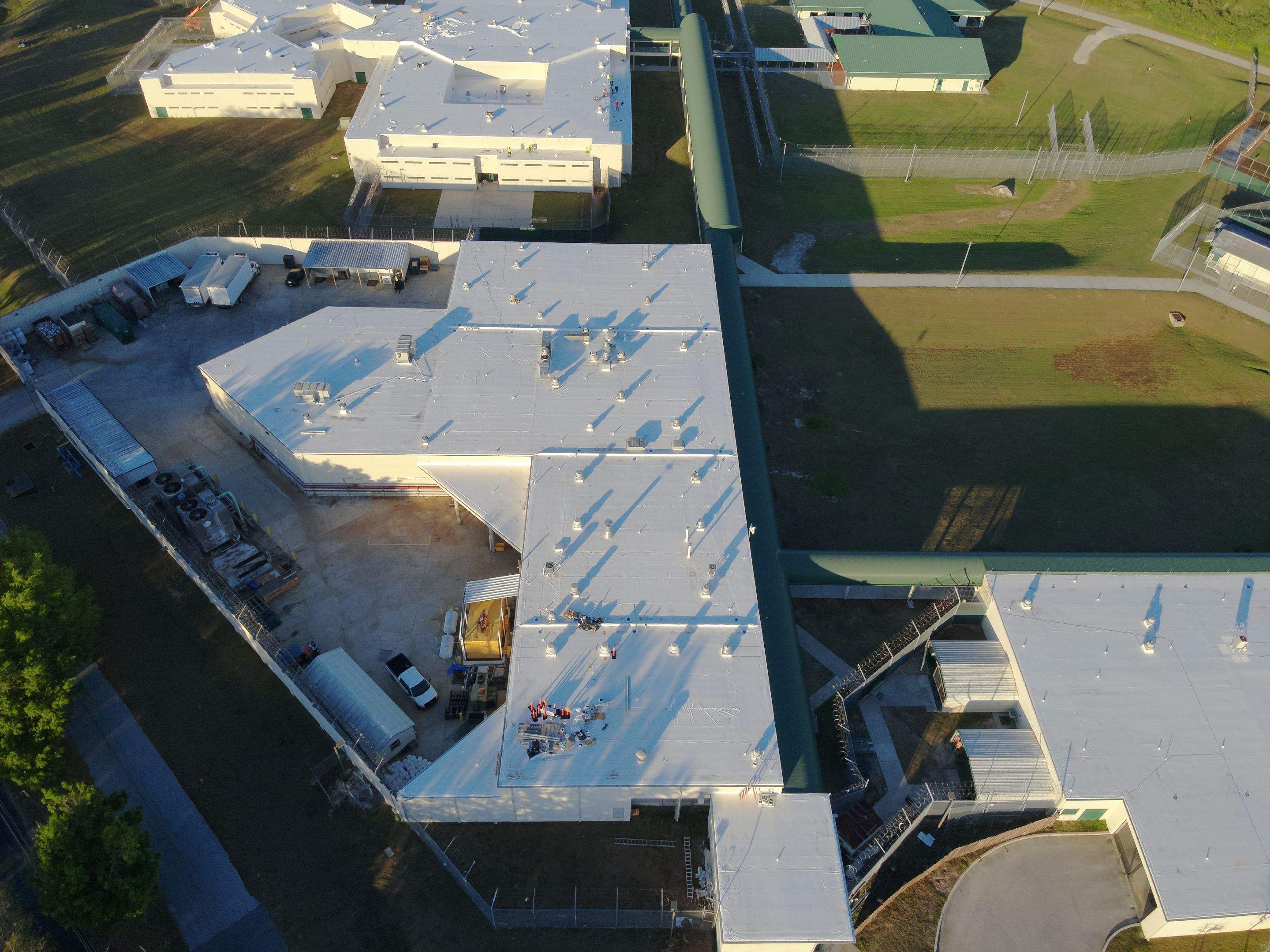 Polk County Jail - Roof Replacement by 1st Class Roofing, Inc.