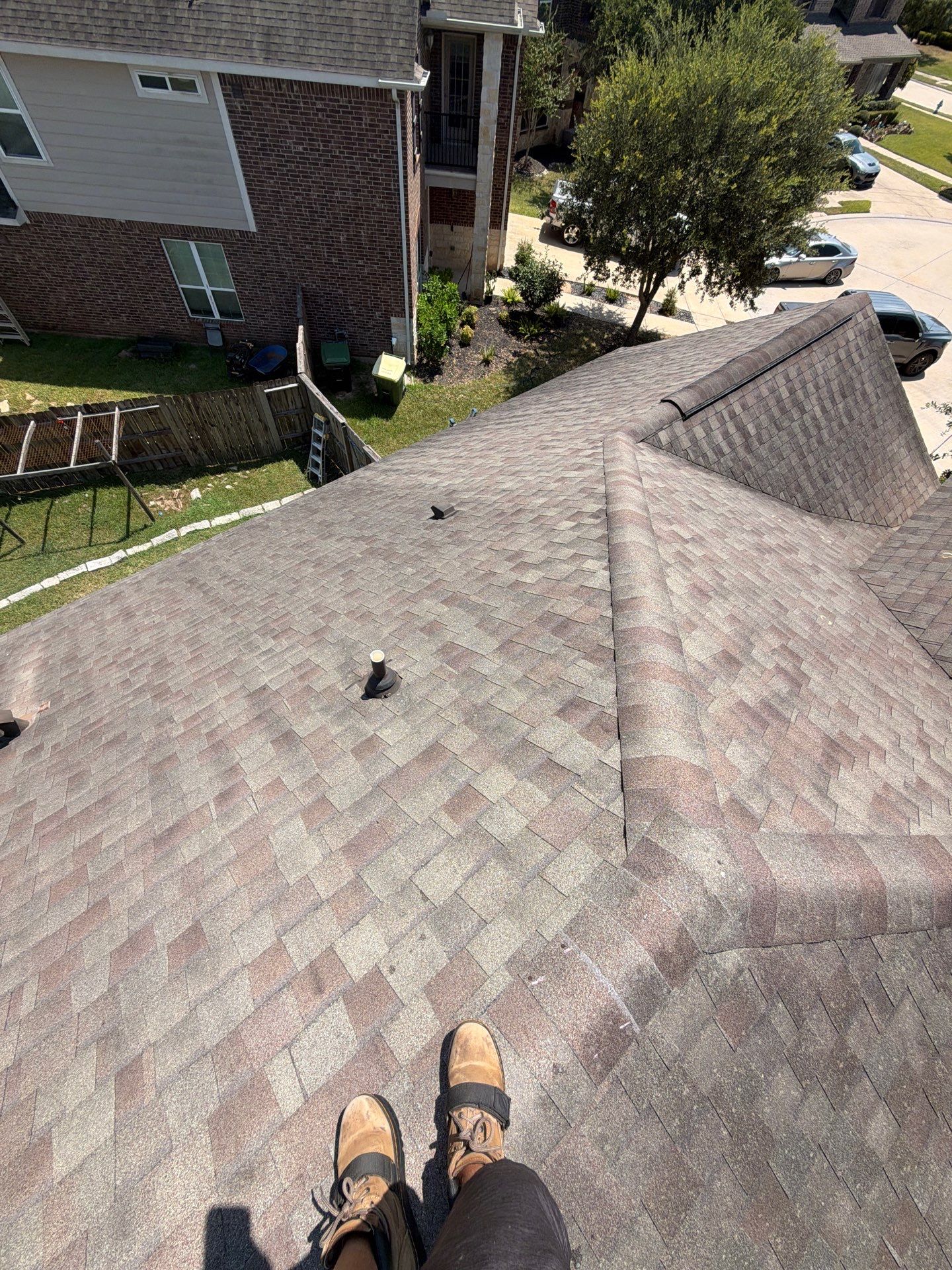 Asphalt Shingle Roof Inspection and Damage Assessment in Houston by Good Vibes Roofing